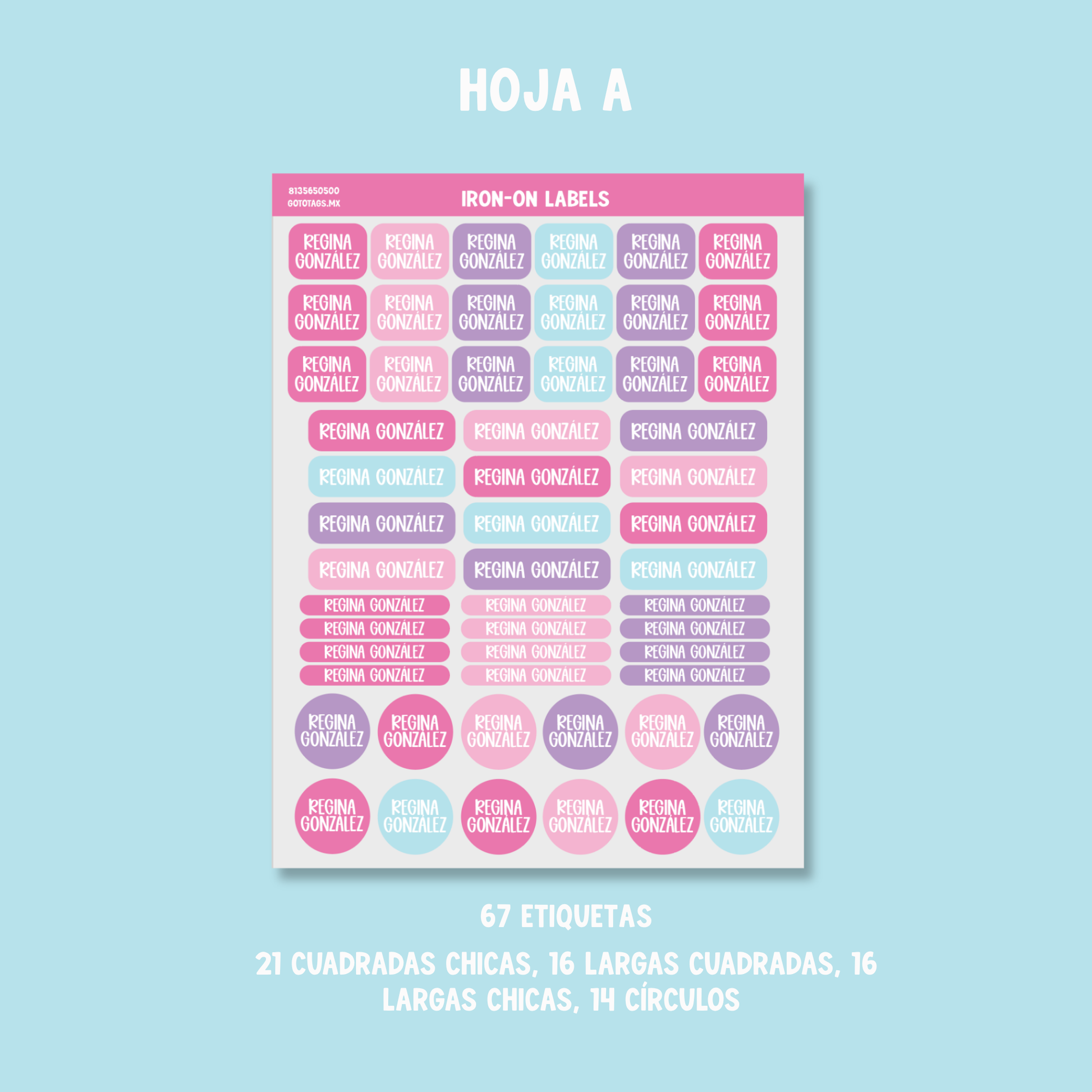 Etiquetas Ropa: Color 10