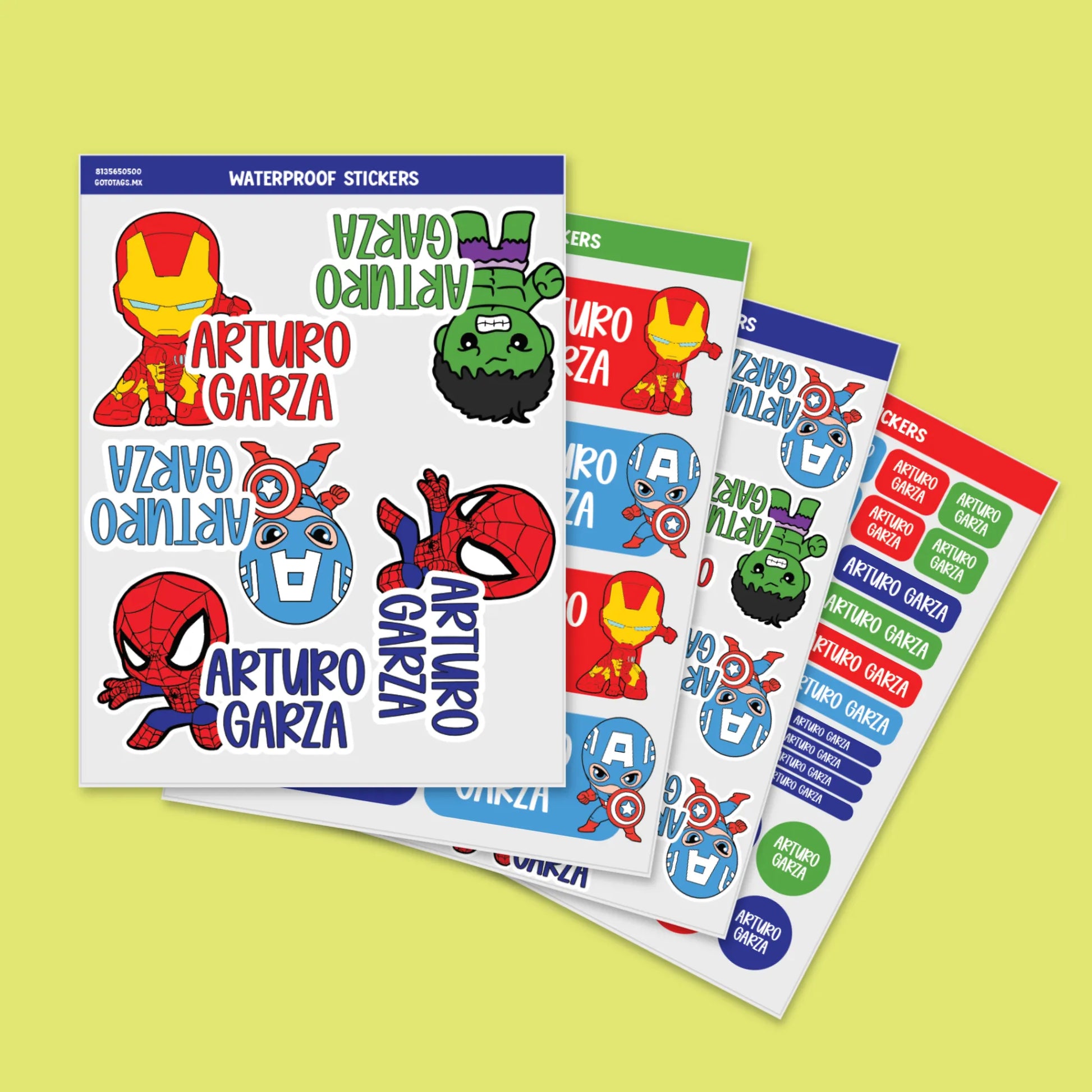 Stickers Superheros