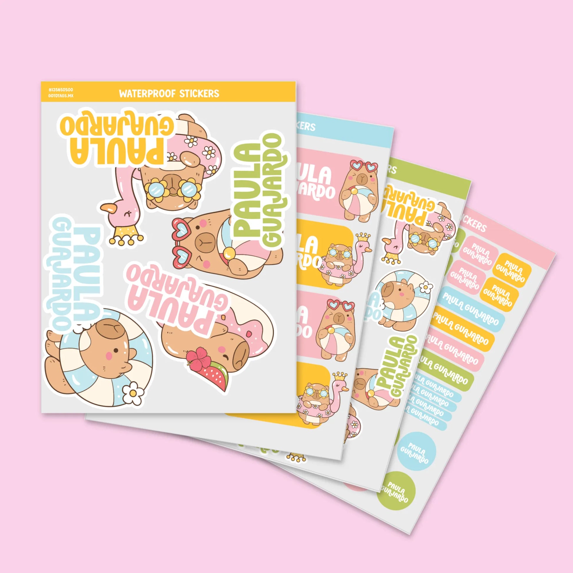 Stickers Capibaras