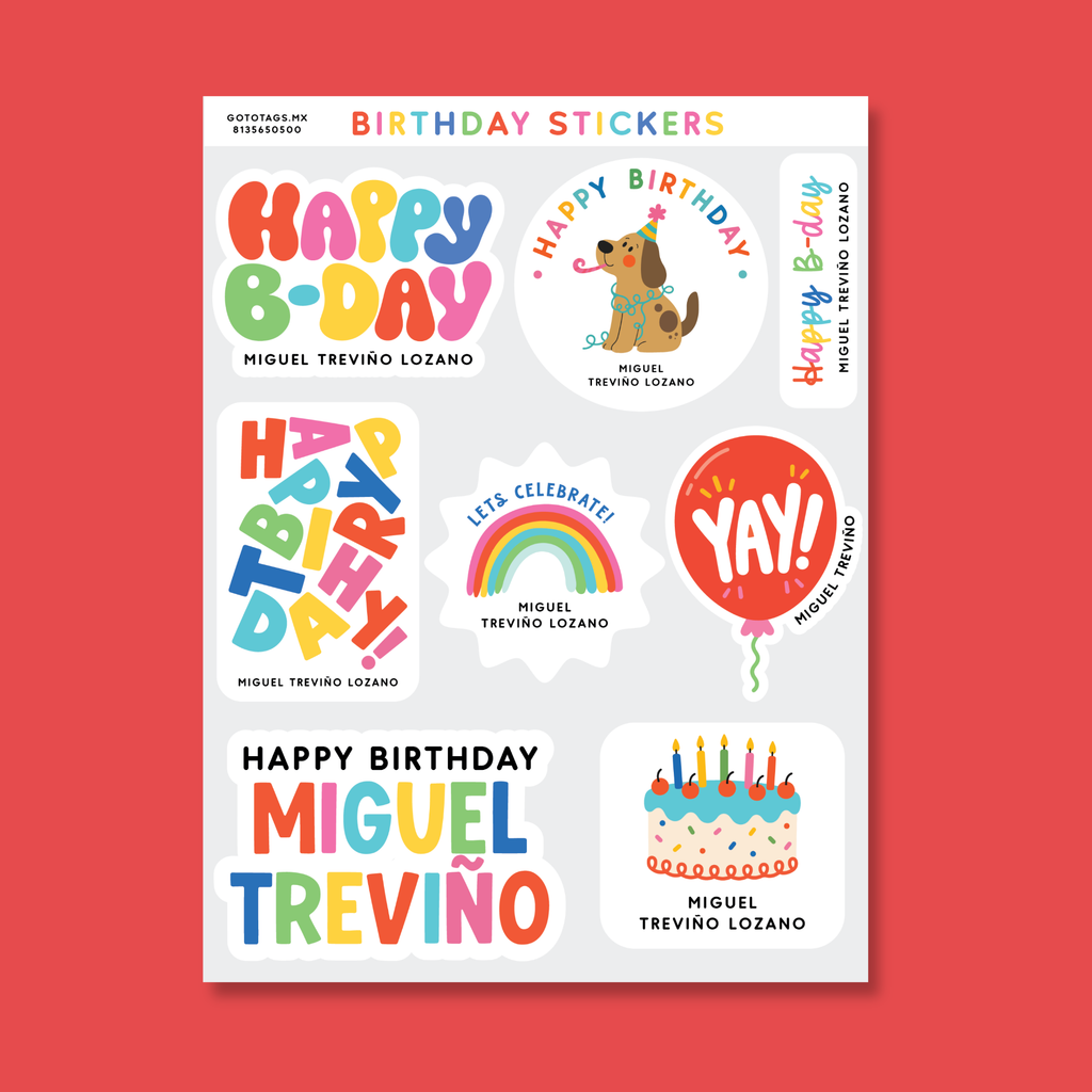 Stickers - Happy Birthday!