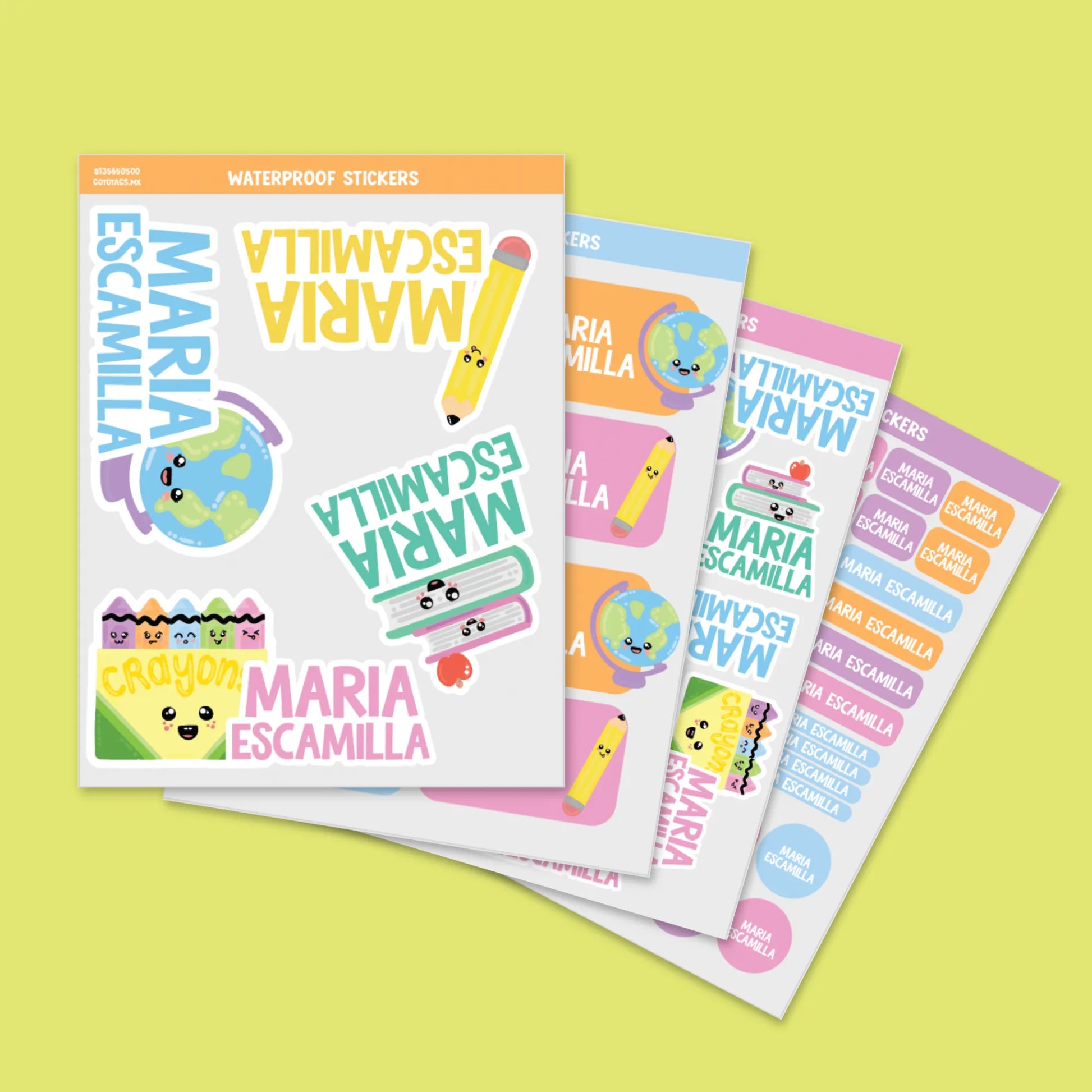 Stickers Materiales
