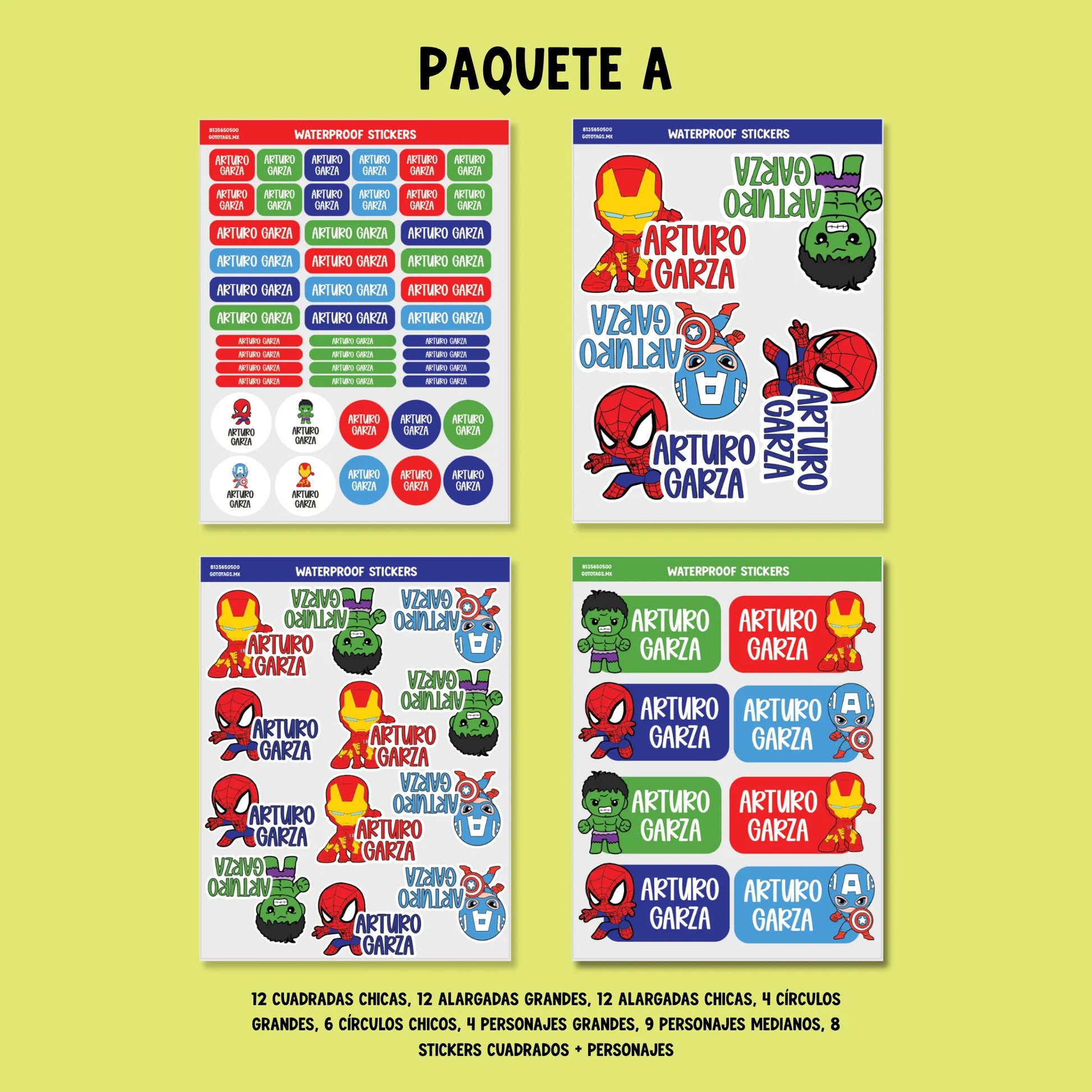 Stickers Superheros
