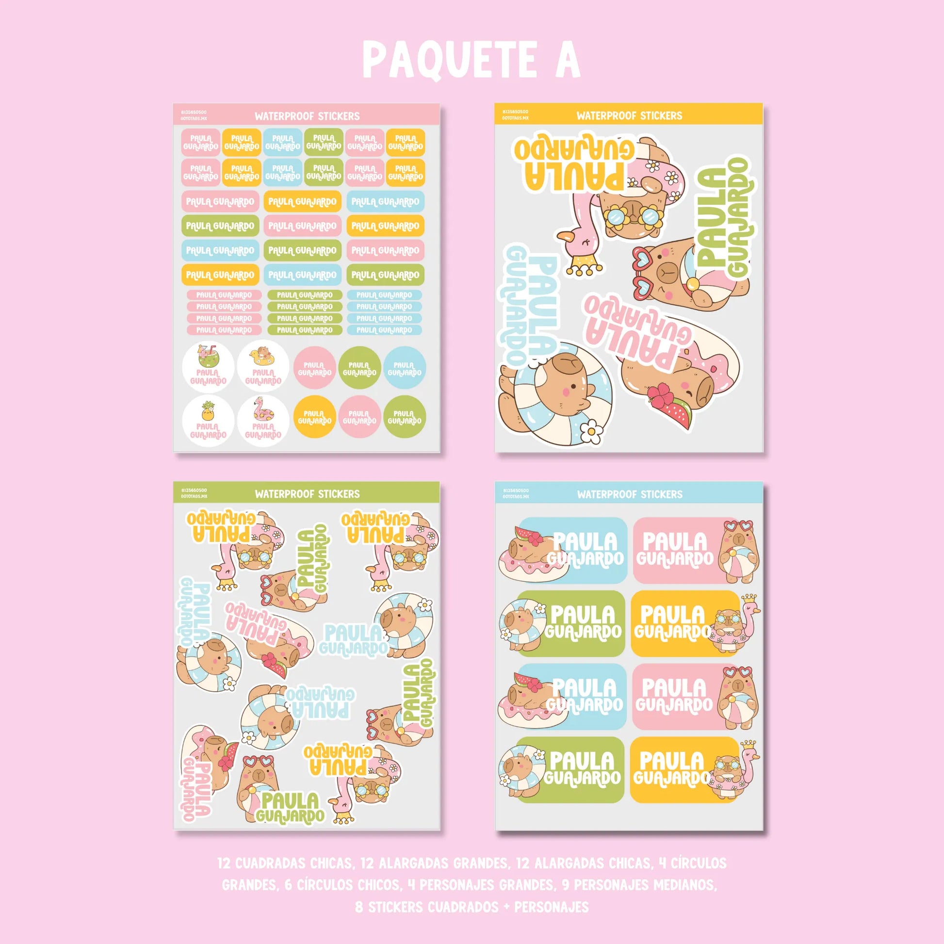 Stickers Capibaras