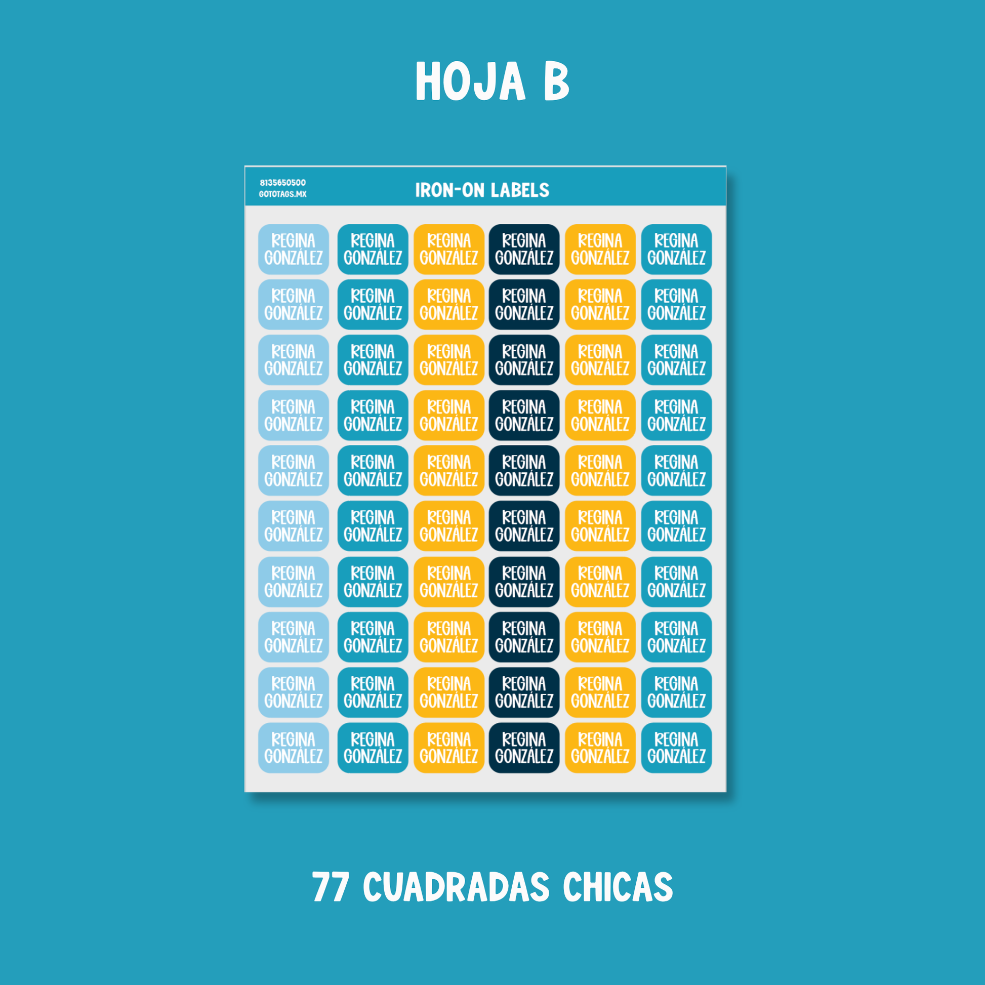 Etiquetas Ropa: Color 05