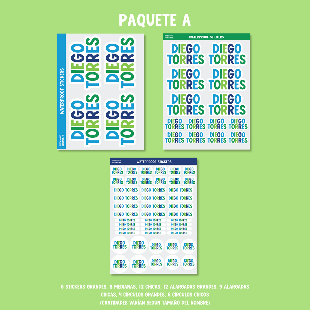 Stickers Silueta: Color 03