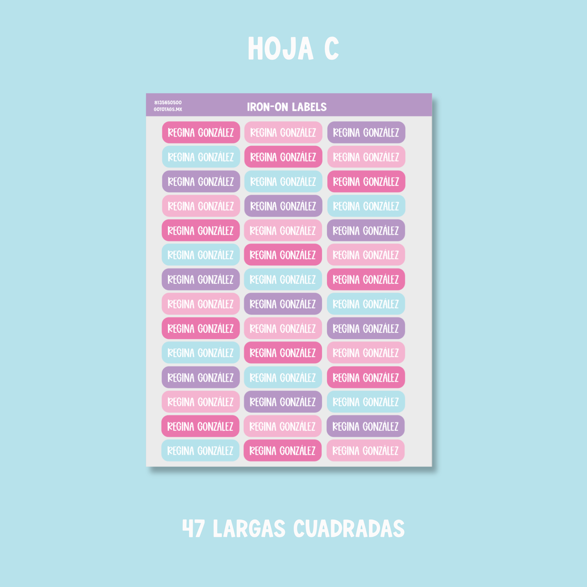 Etiquetas Ropa: Color 10