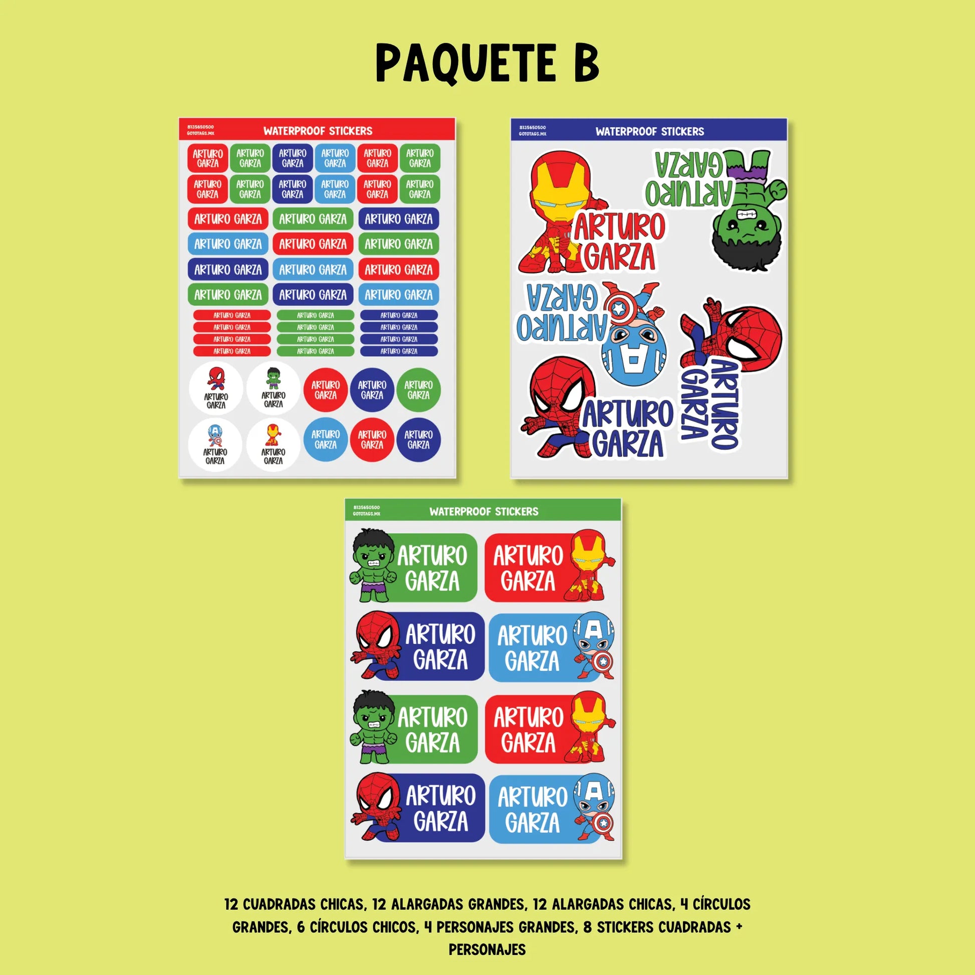 Stickers Superheros