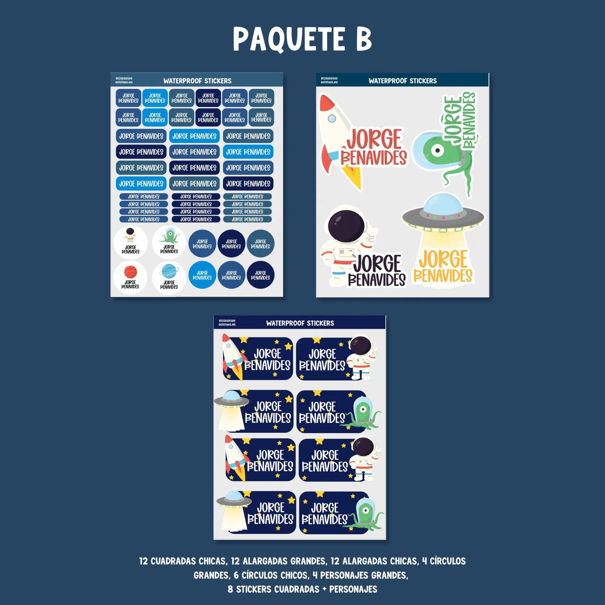 Stickers Espacio