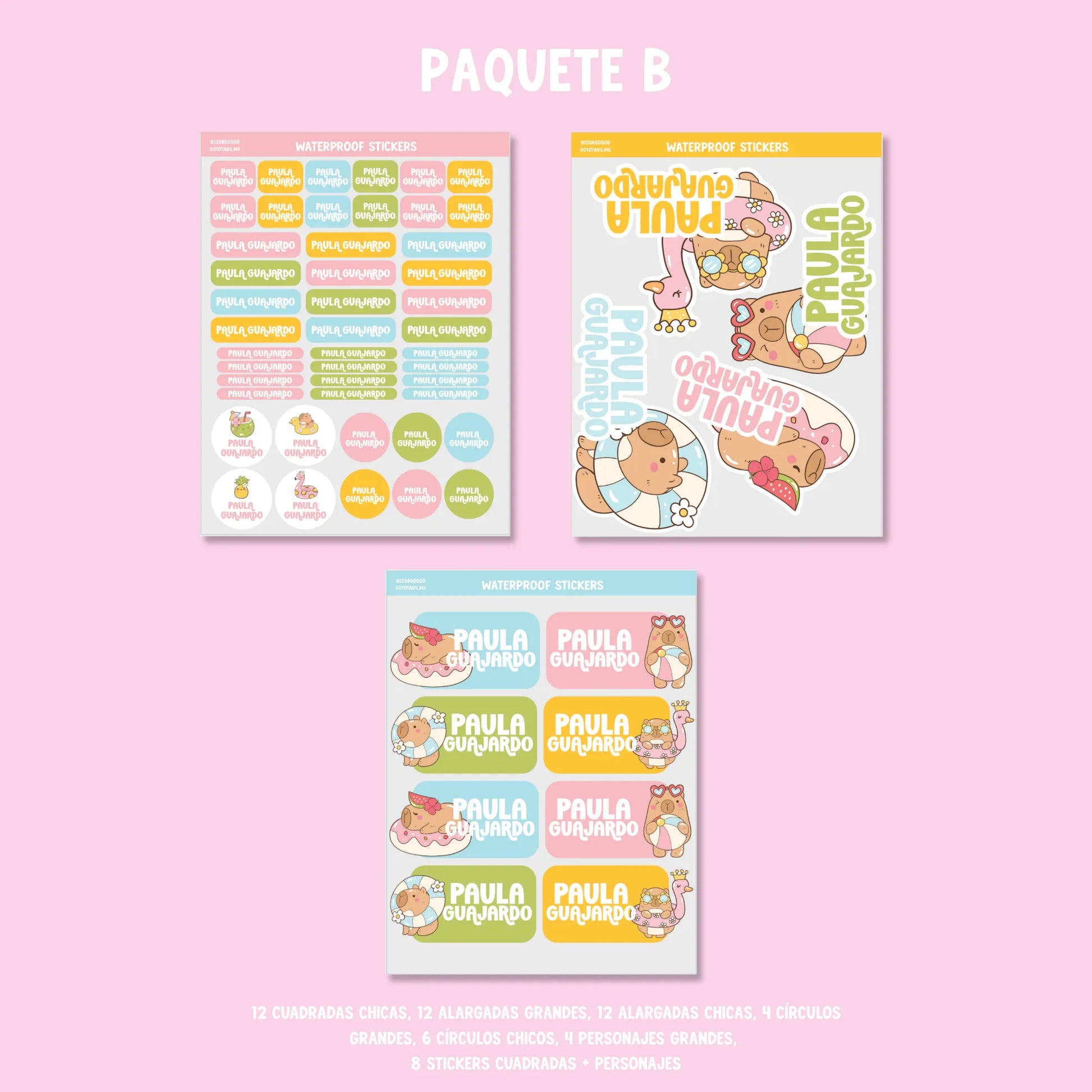 Stickers Capibaras