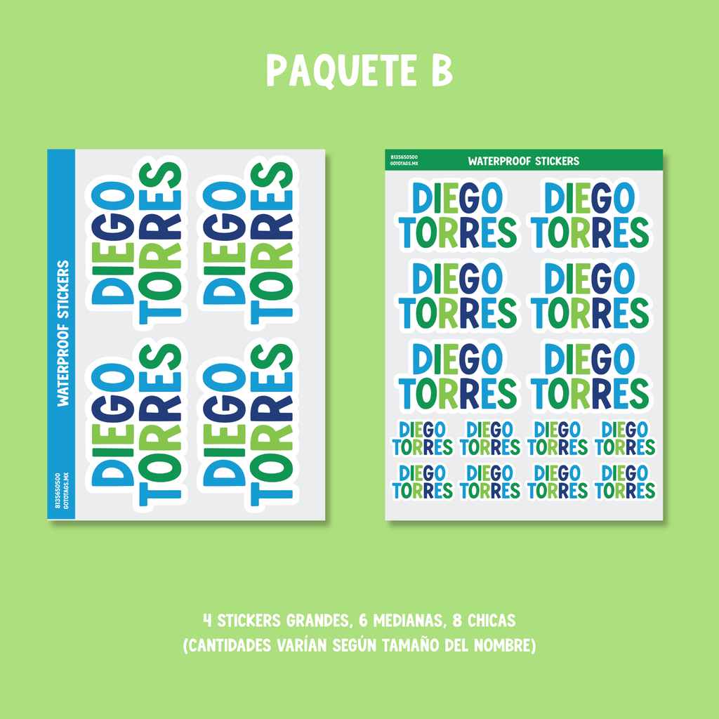 Stickers Silueta: Color 03