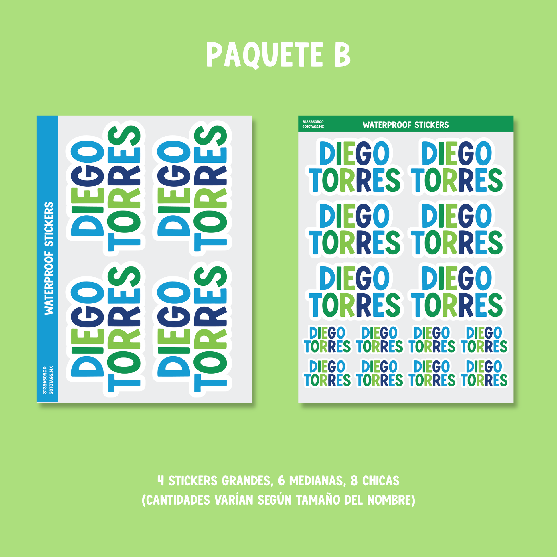 Stickers Silueta: Color 03