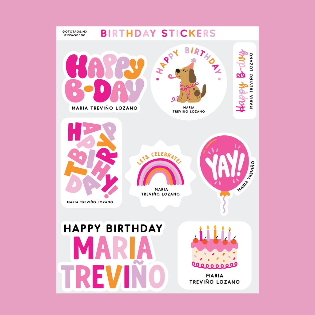 Stickers - Happy Birthday!