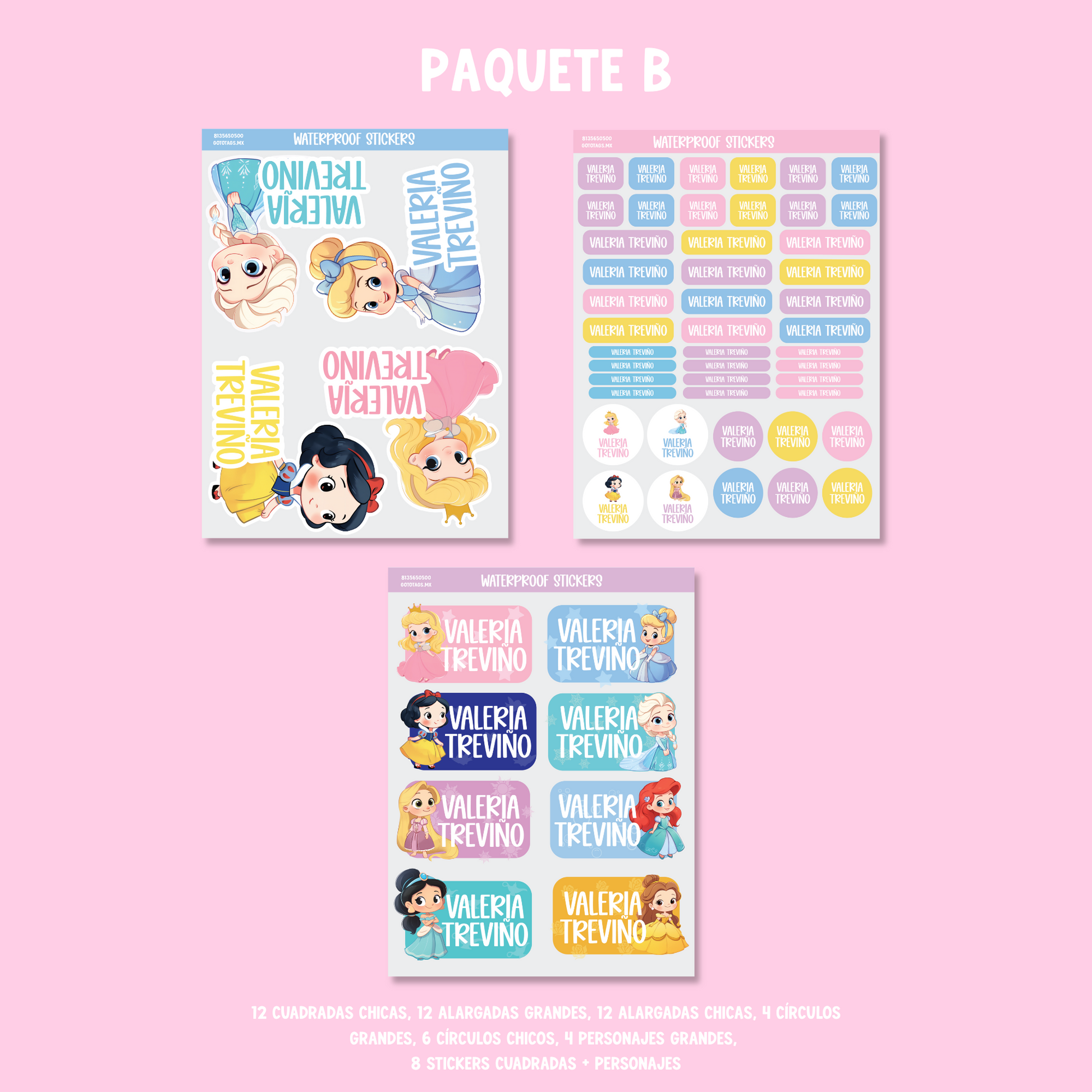 Stickers Princesas Bebes