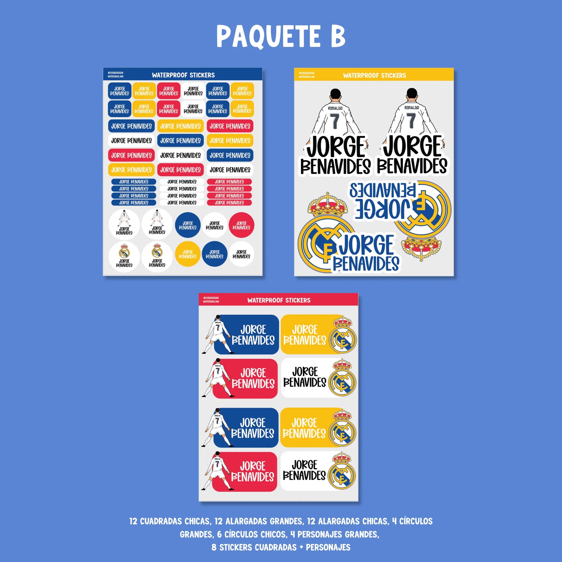 Stickers Real Madrid