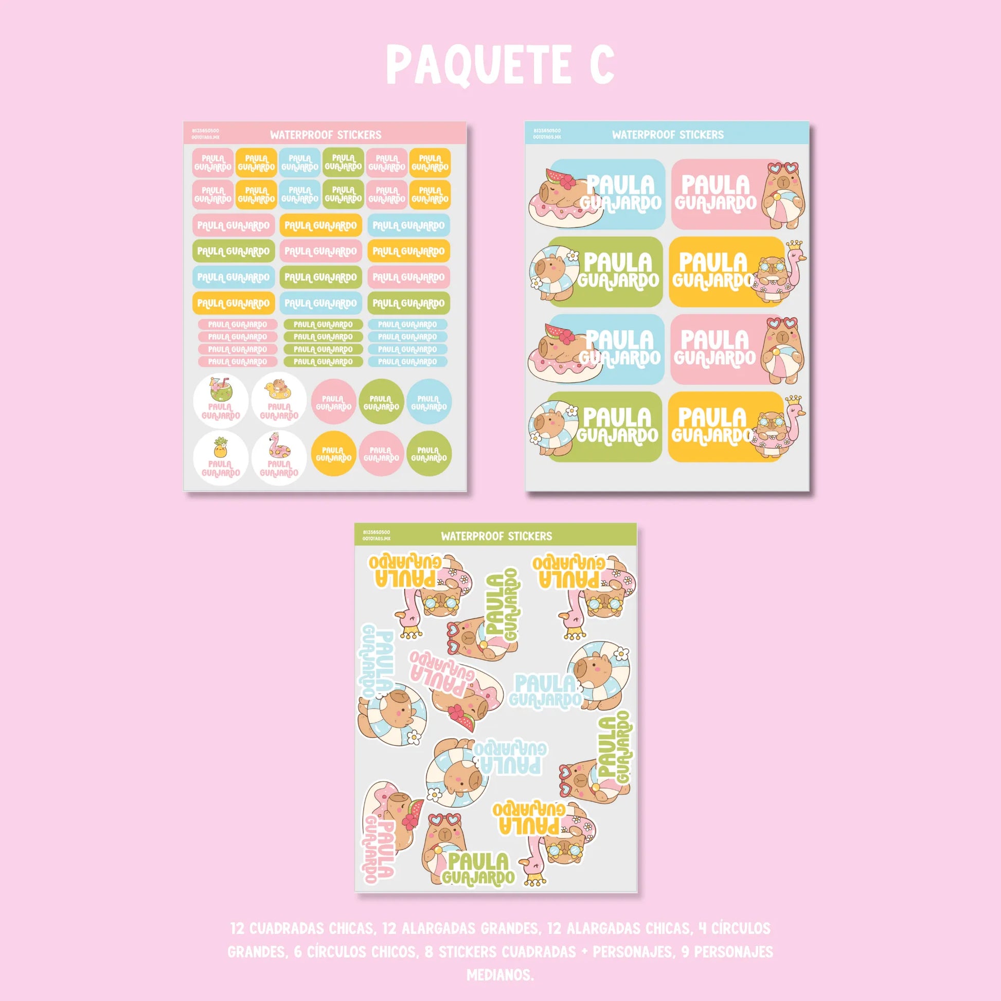 Stickers Capibaras