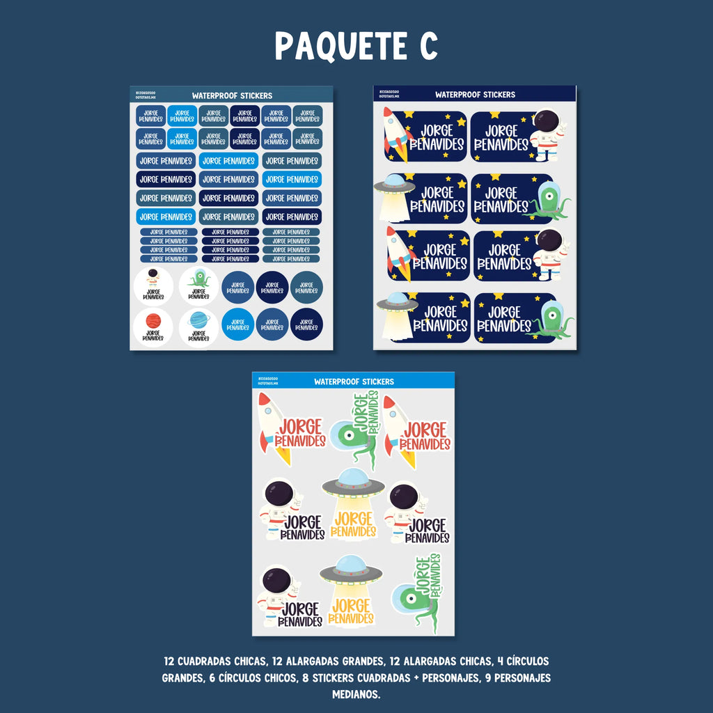 Stickers Espacio