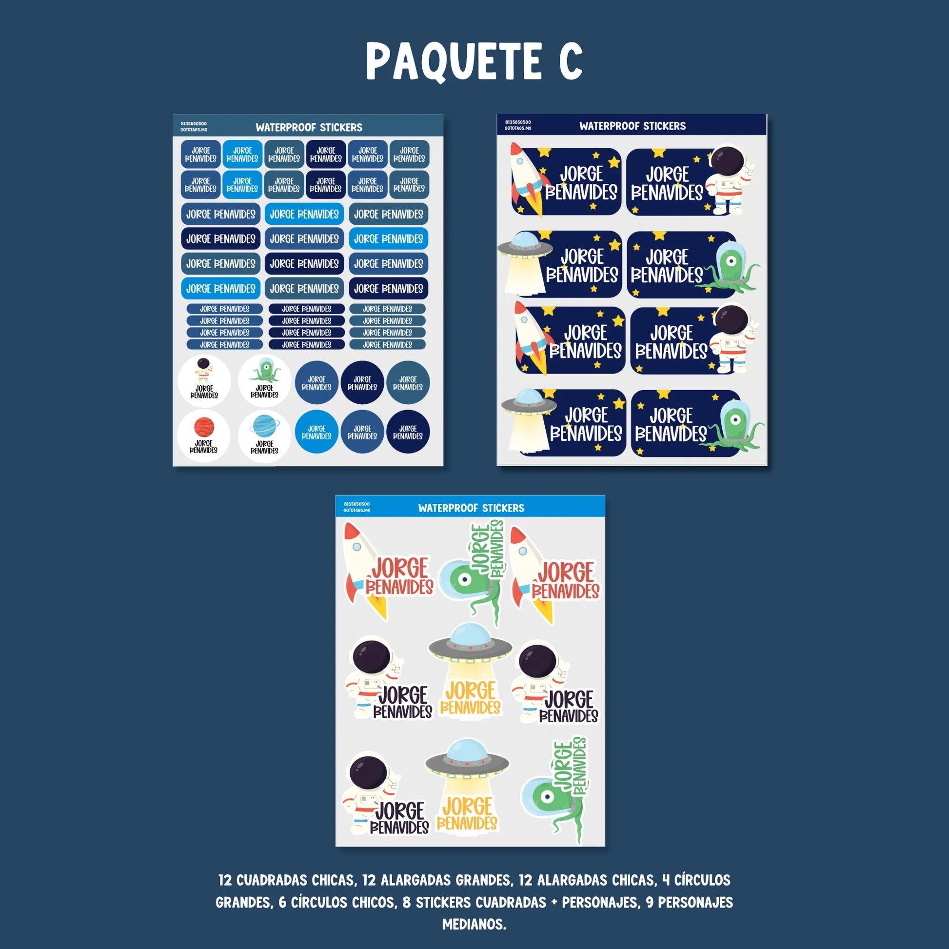 Stickers Espacio