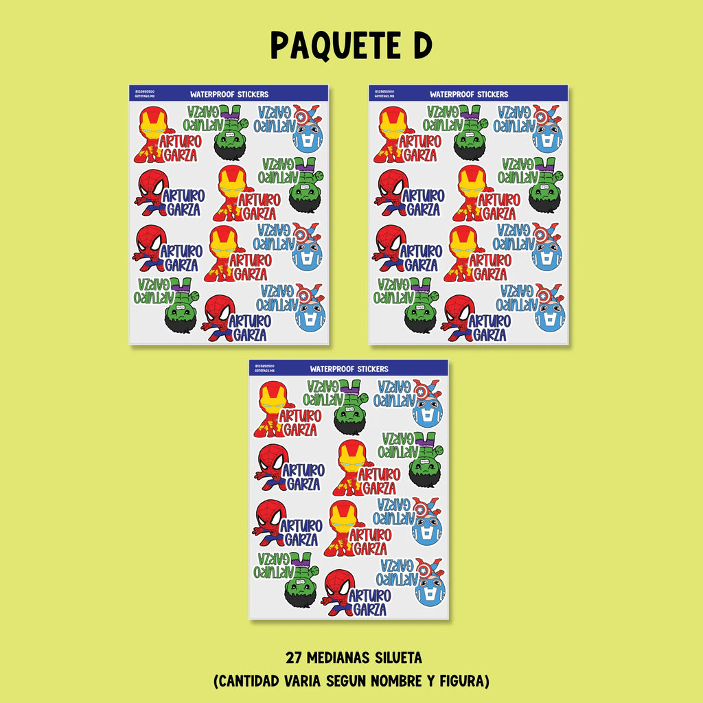Stickers Superheros