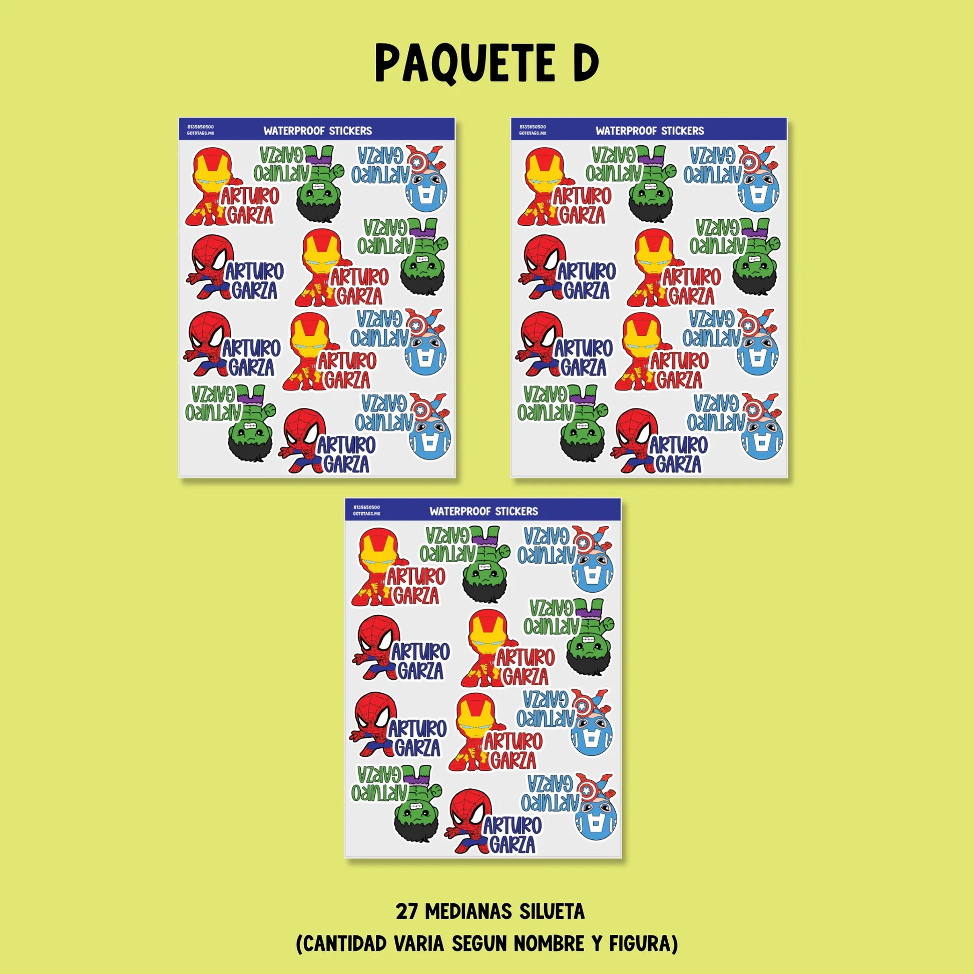 Stickers Superheros