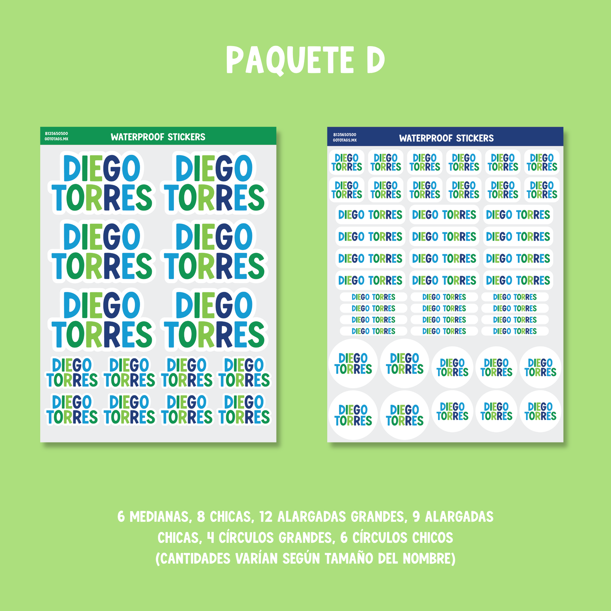 Stickers Silueta: Color 03