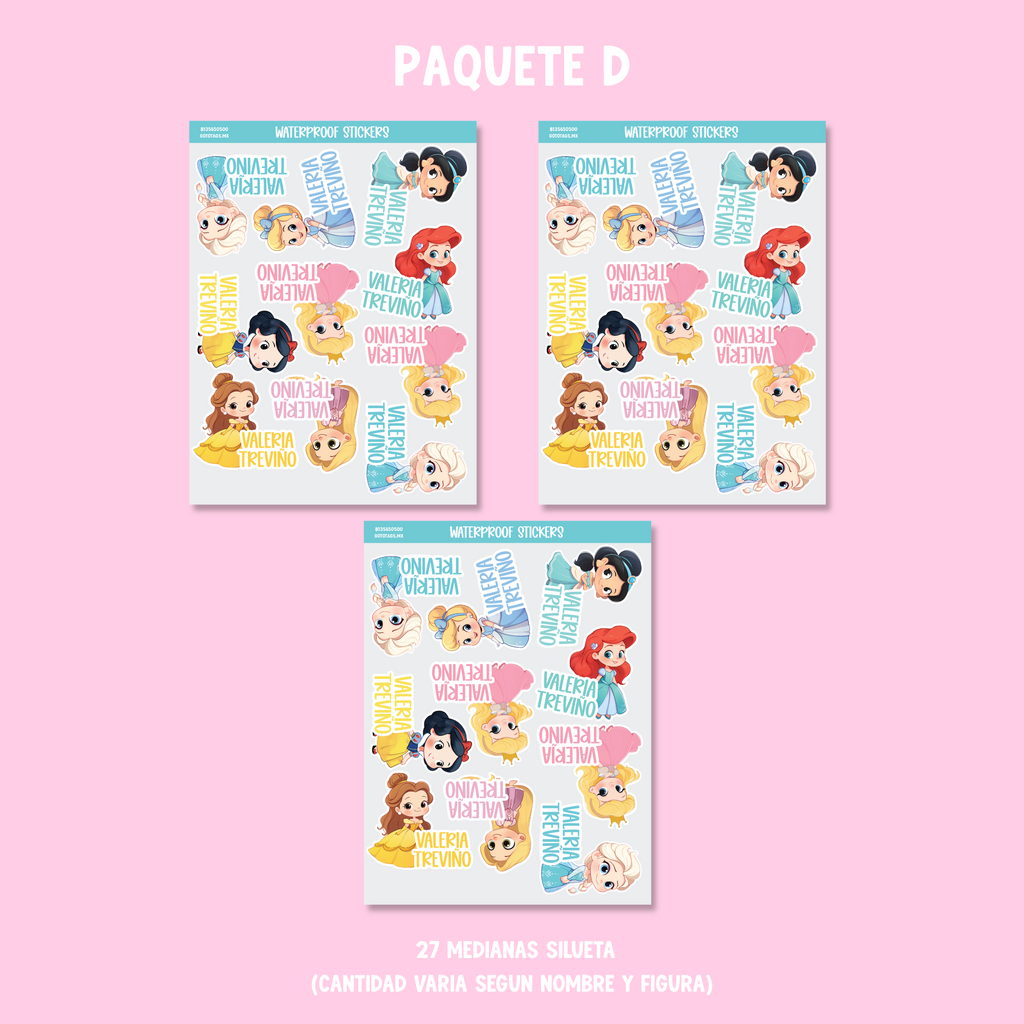Stickers Princesas Bebes