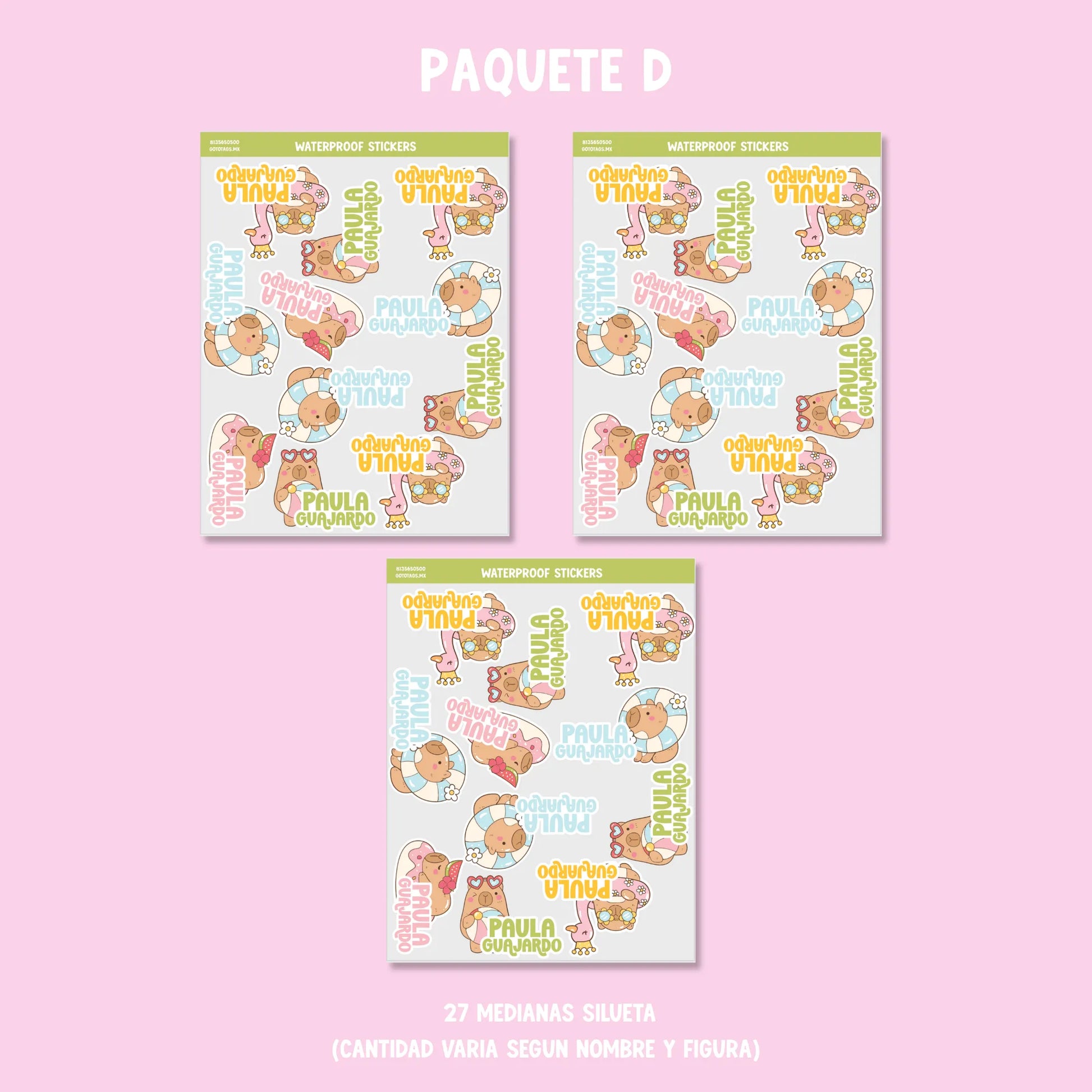 Stickers Capibaras