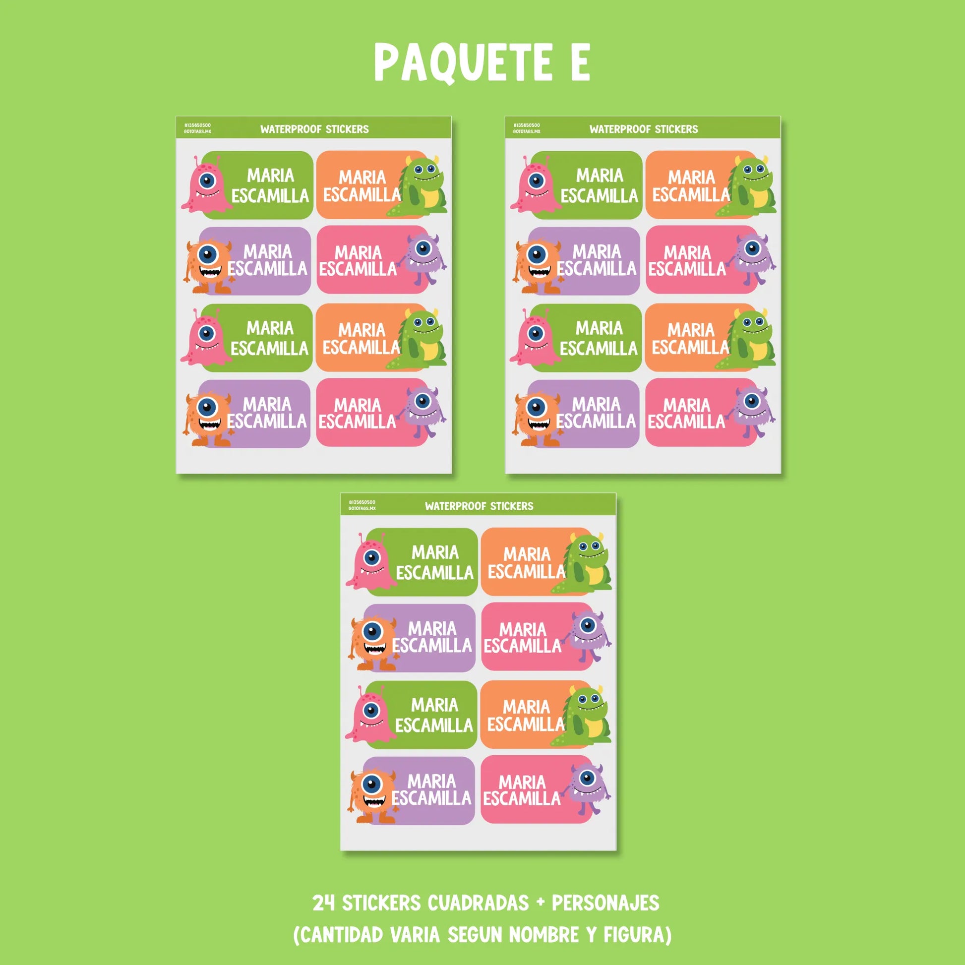 Stickers Monsters
