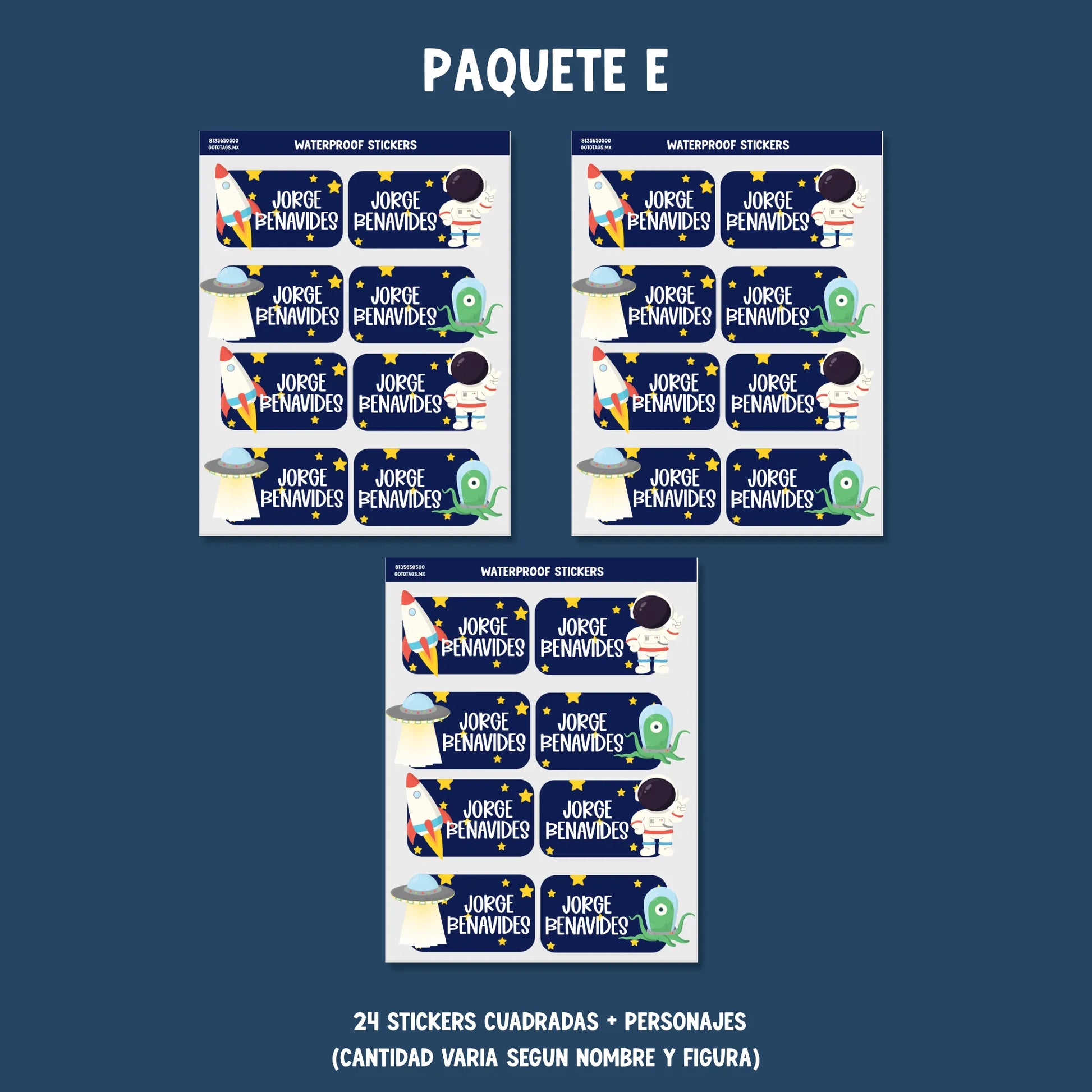 Stickers Espacio
