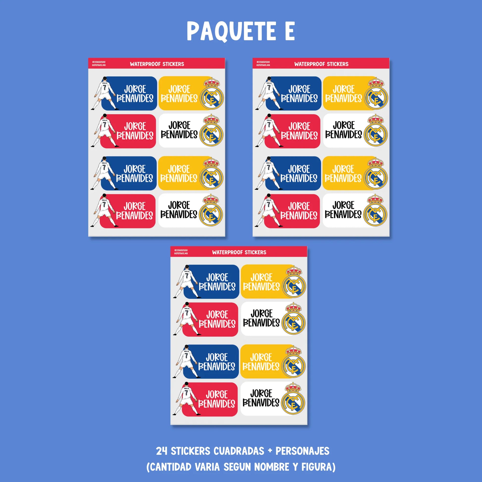 Stickers Real Madrid