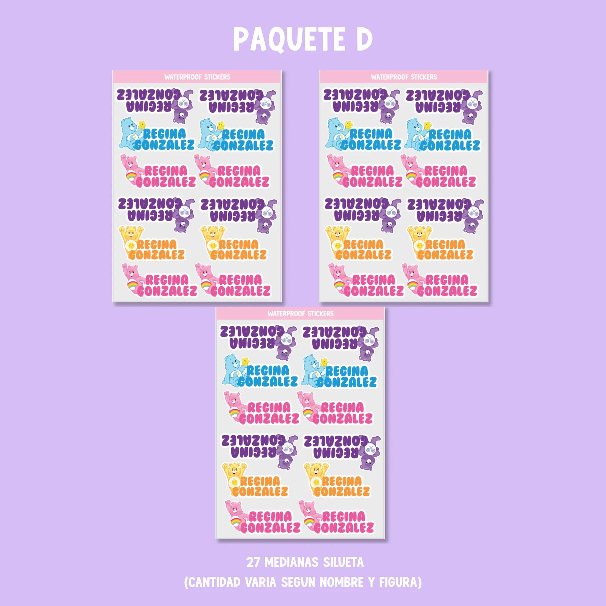 Stickers Carebares