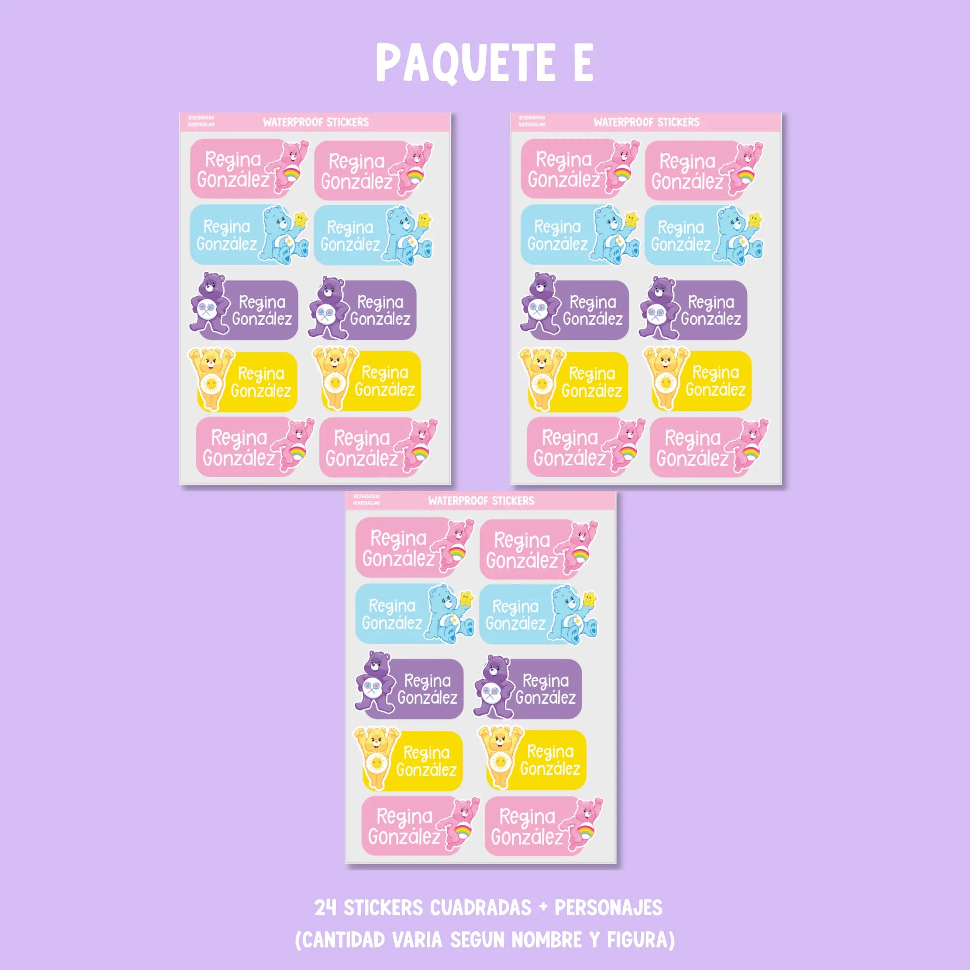Stickers Carebares