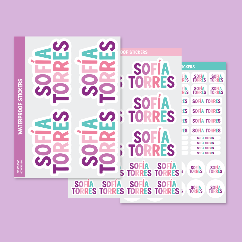 Stickers Silueta: Color 08