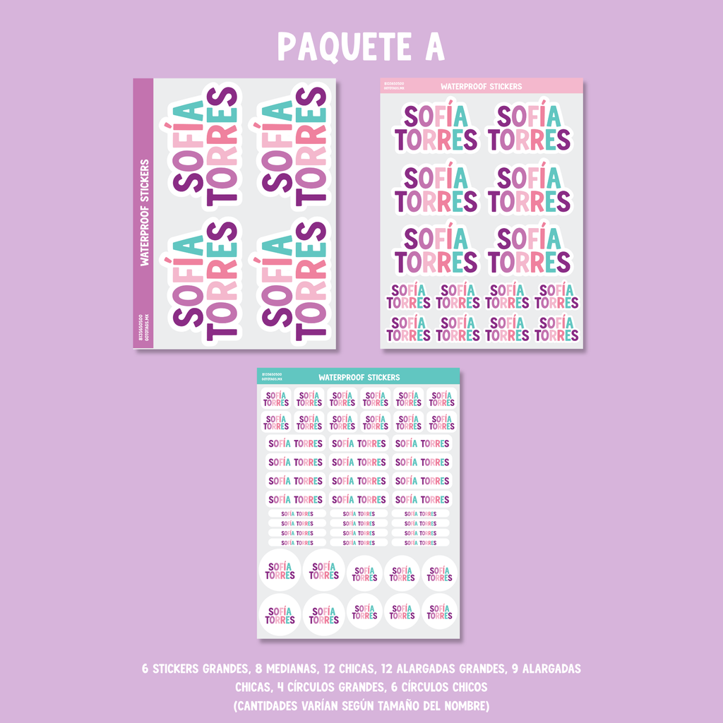 Stickers Silueta: Color 08