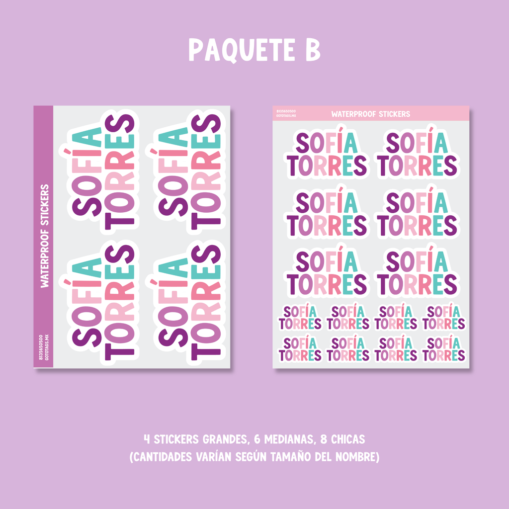 Stickers Silueta: Color 08