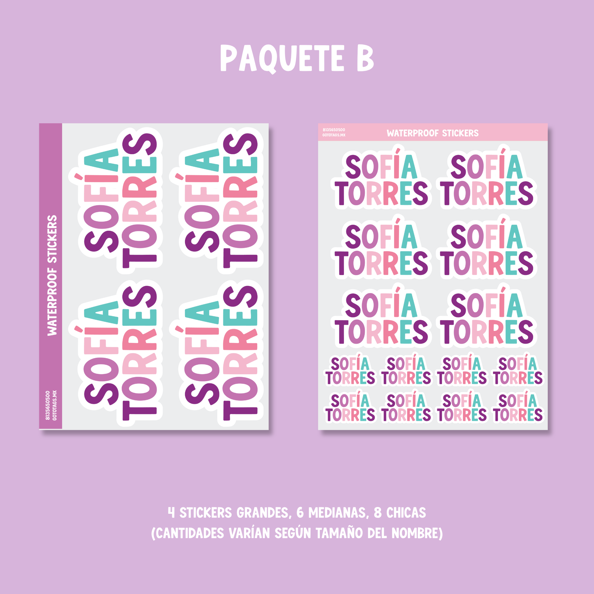Stickers Silueta: Color 08