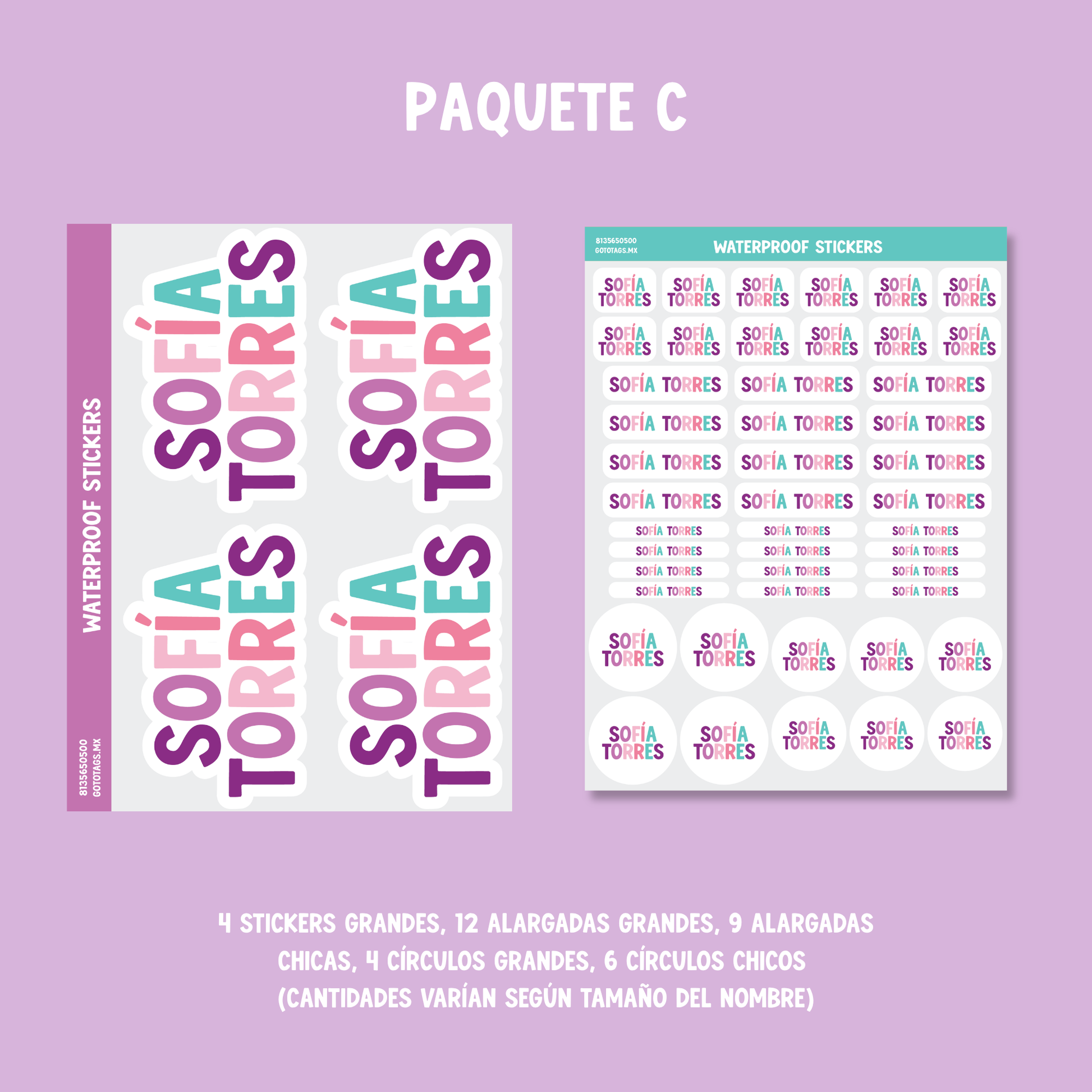 Stickers Silueta: Color 08