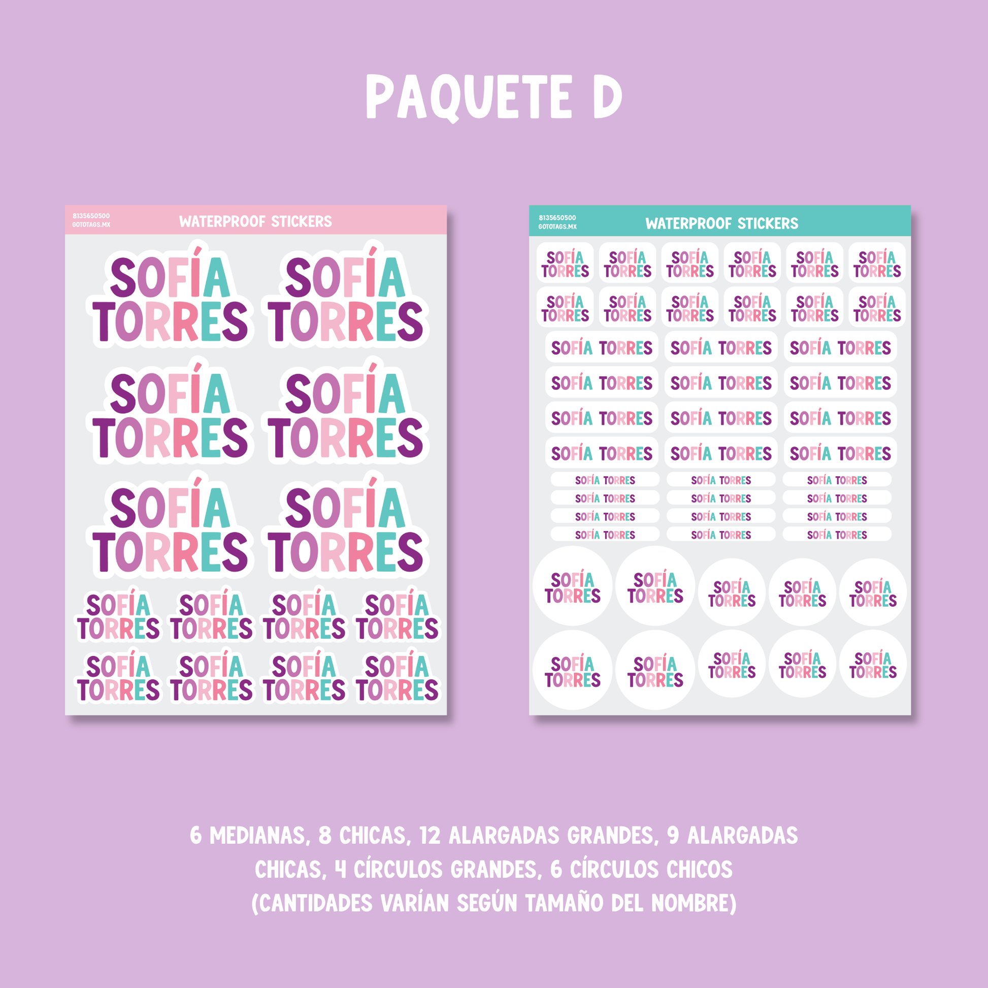 Stickers Silueta: Color 08
