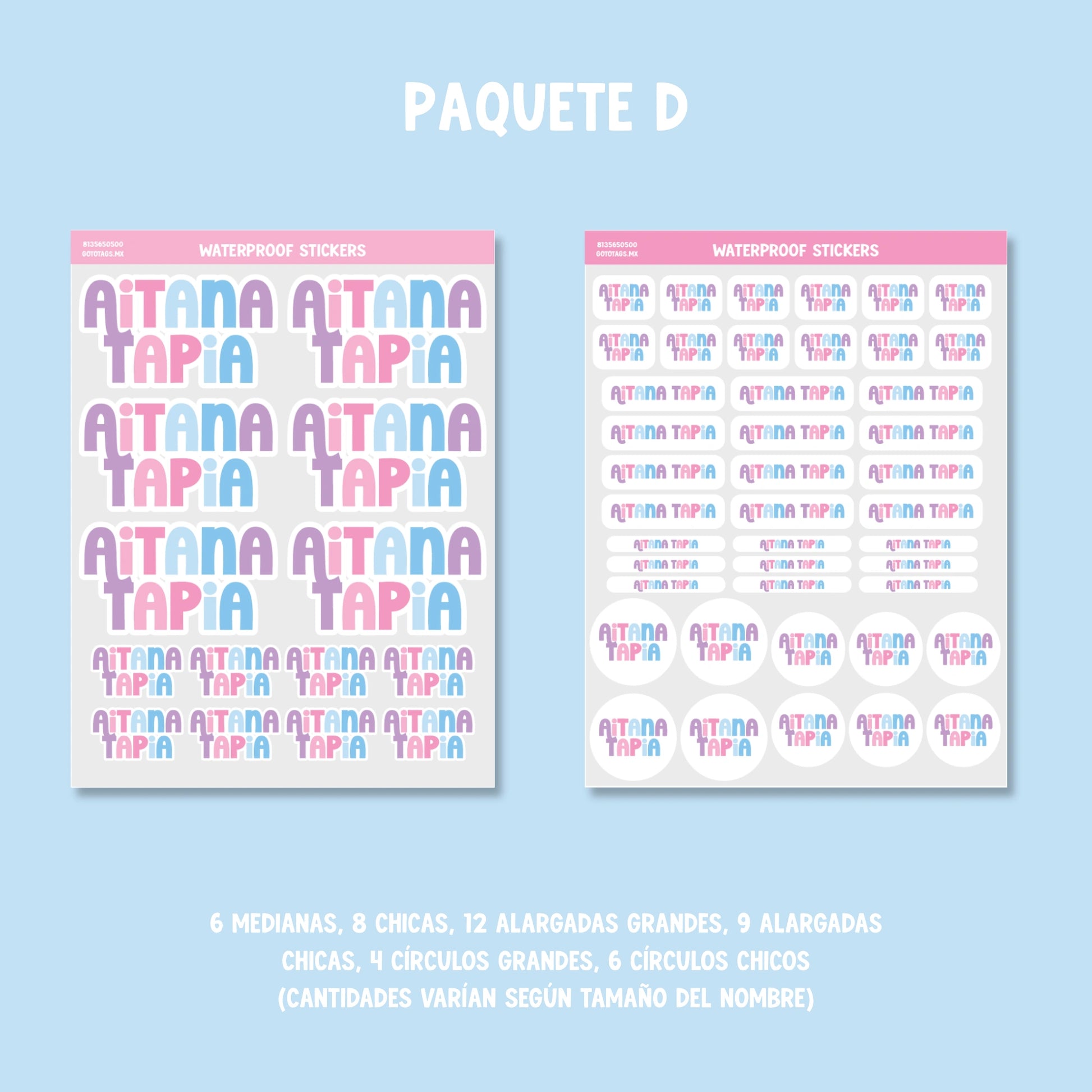 Stickers Silueta: Color 10