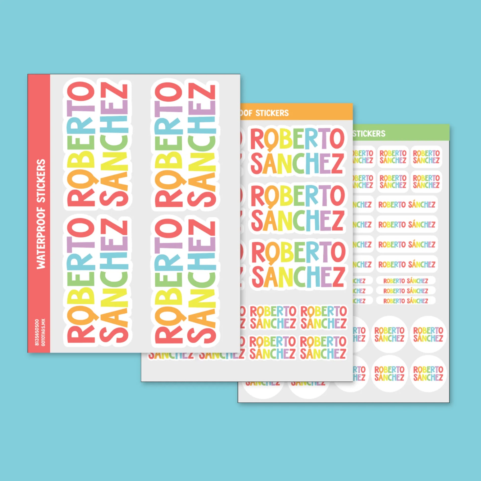 Stickers Silueta: Color 01