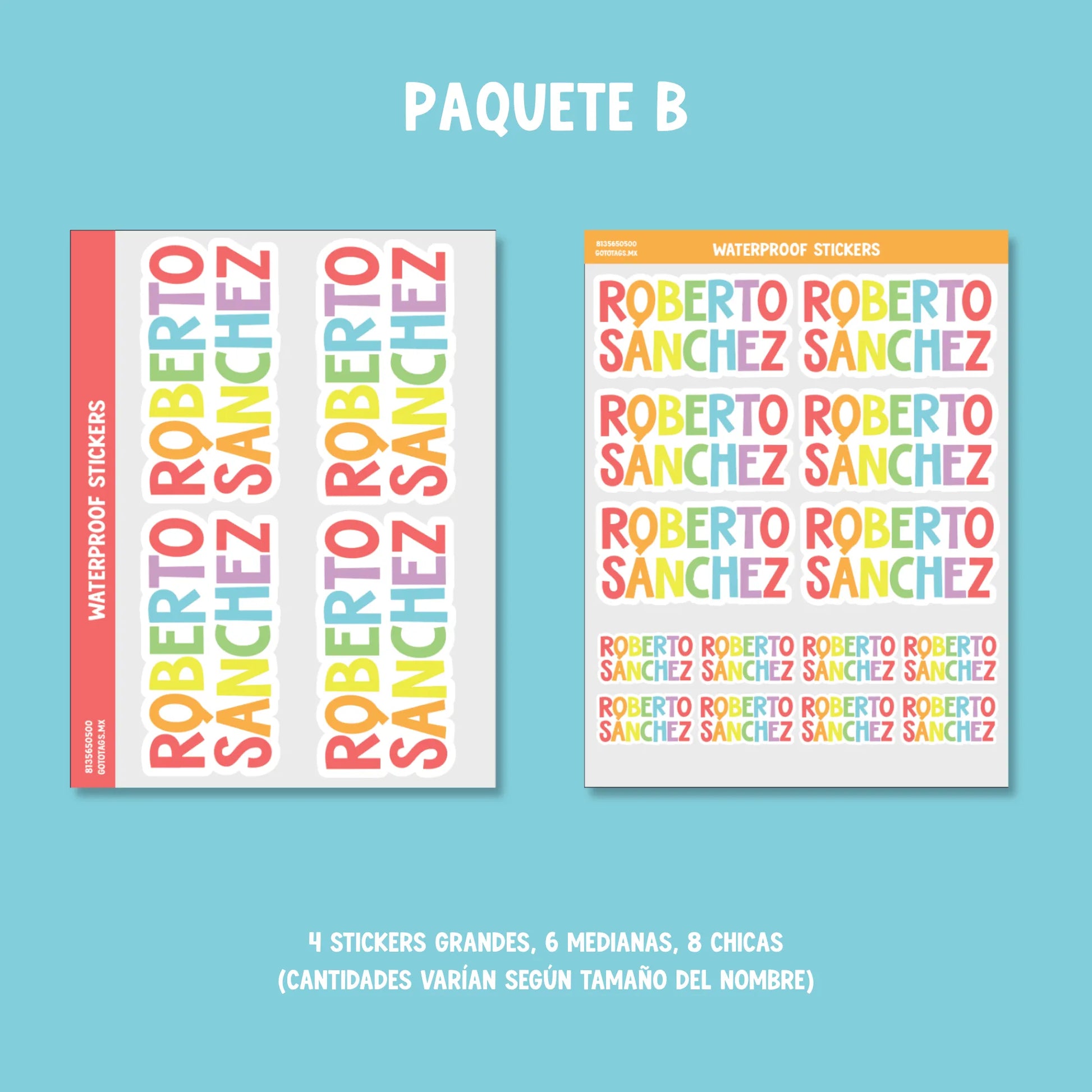 Stickers Silueta: Color 01