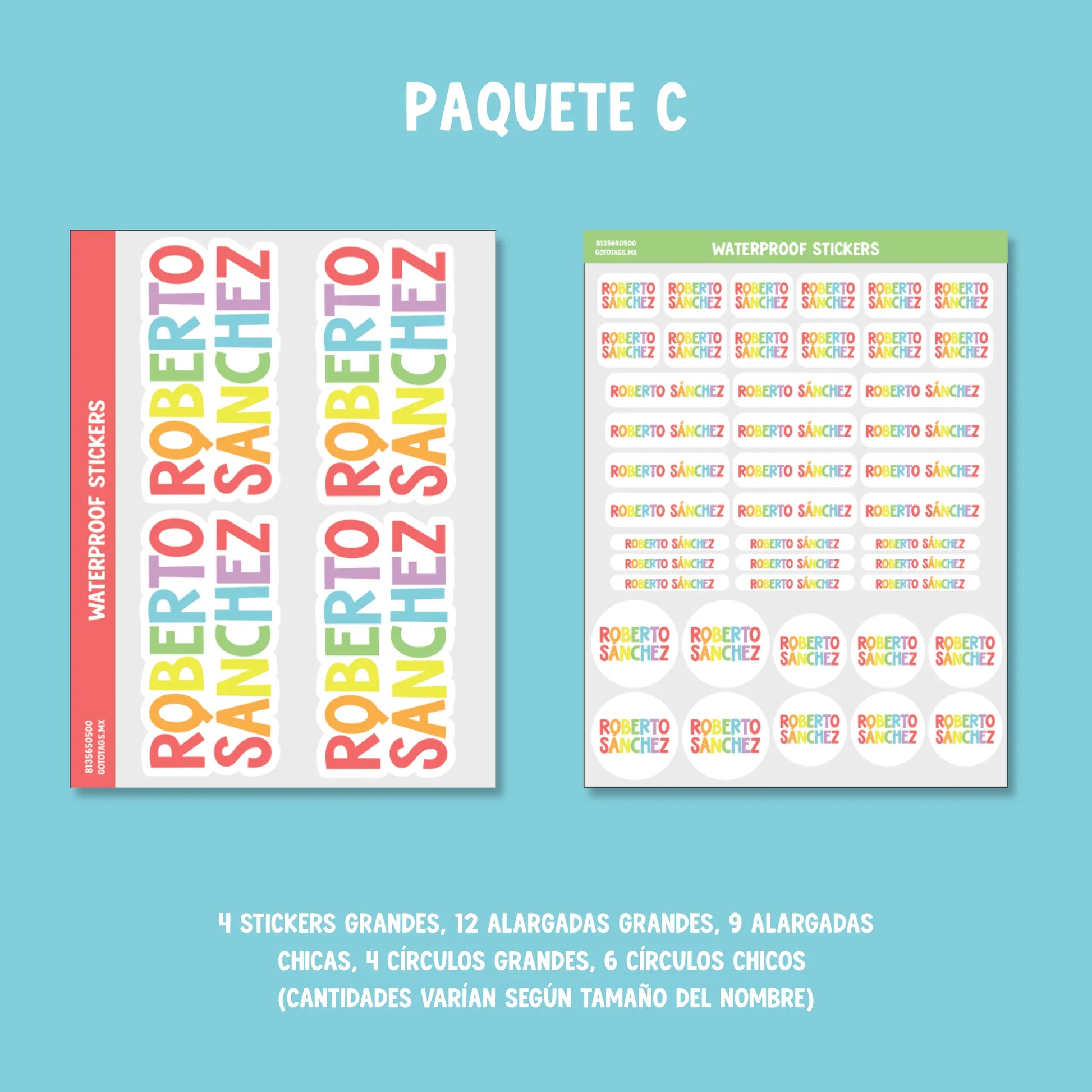 Stickers Silueta: Color 01
