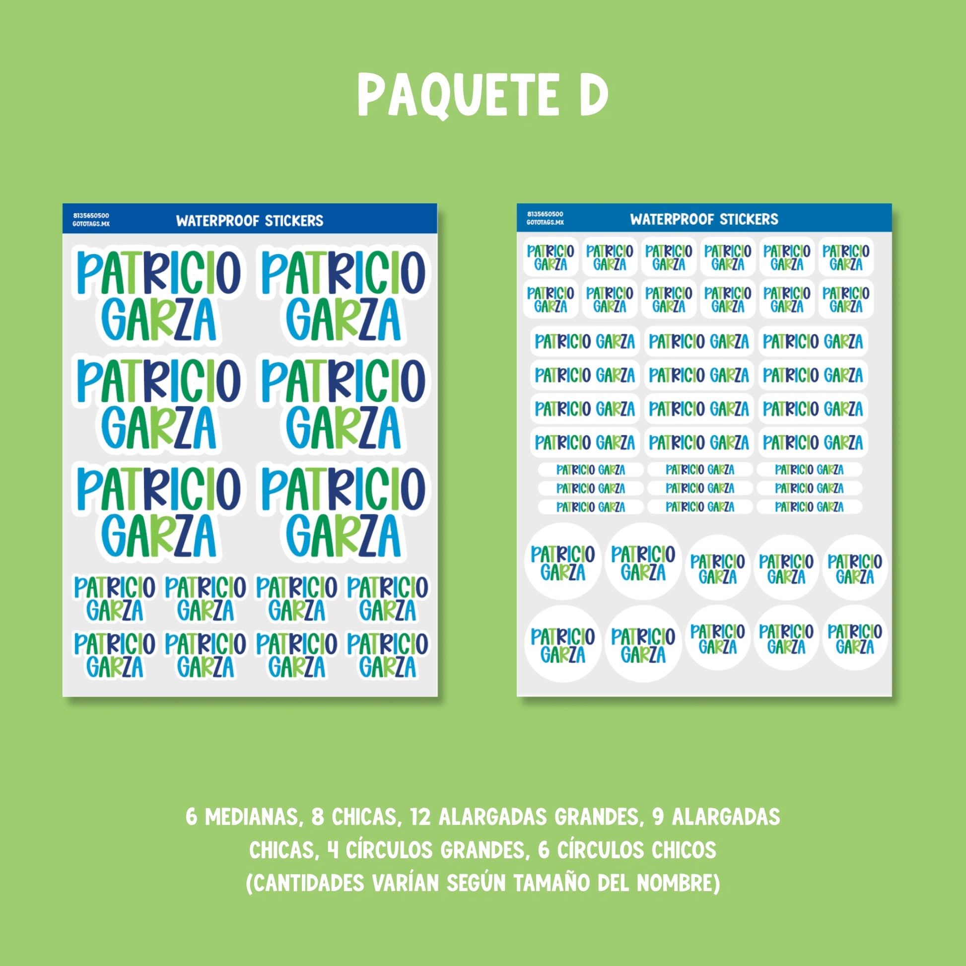 Stickers Silueta: Color 03