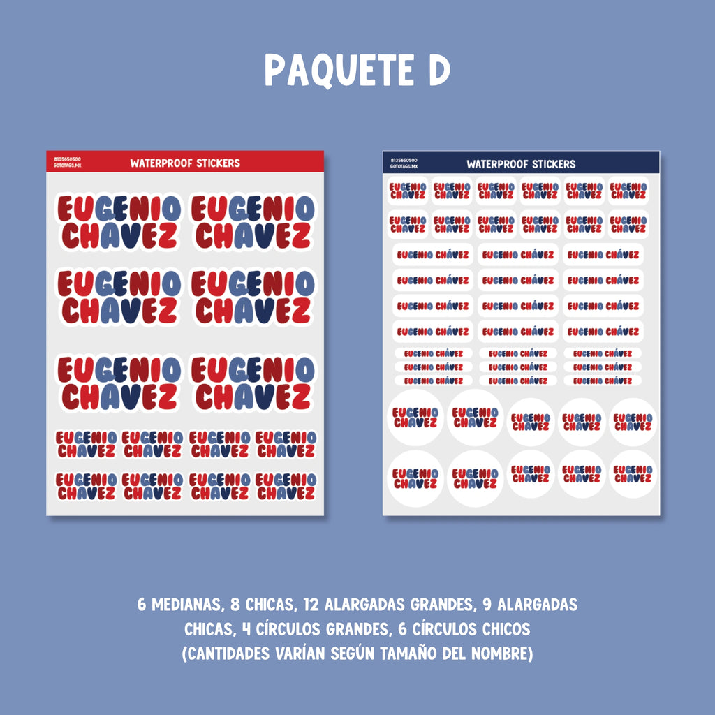 Stickers Silueta: Color 04