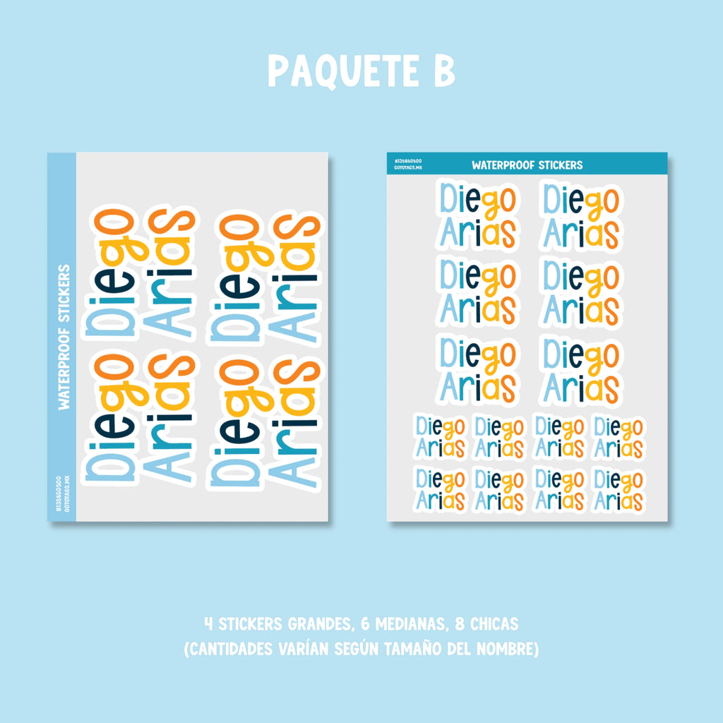 Stickers Silueta: Color 05