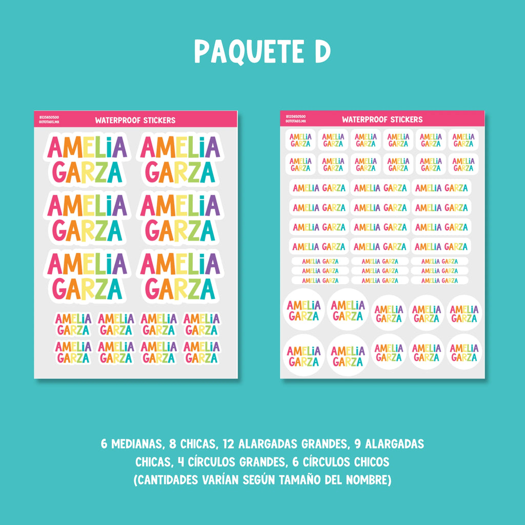 Stickers Silueta: Color 06