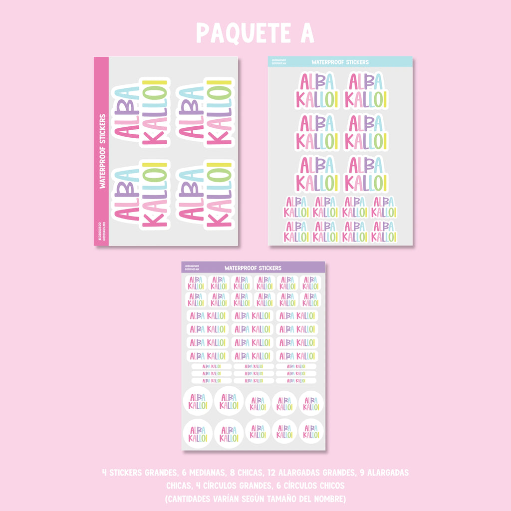 Stickers Silueta: Color 07