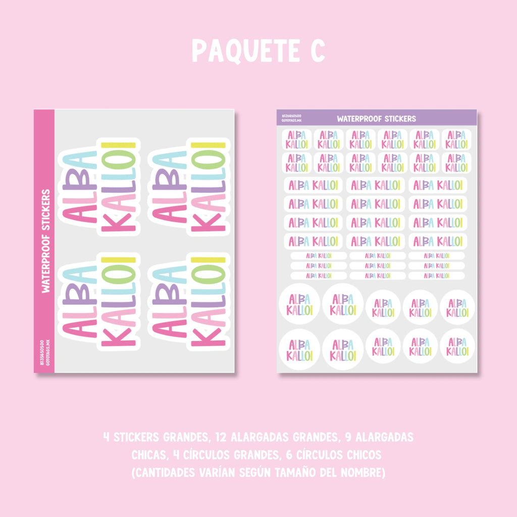 Stickers Silueta: Color 07