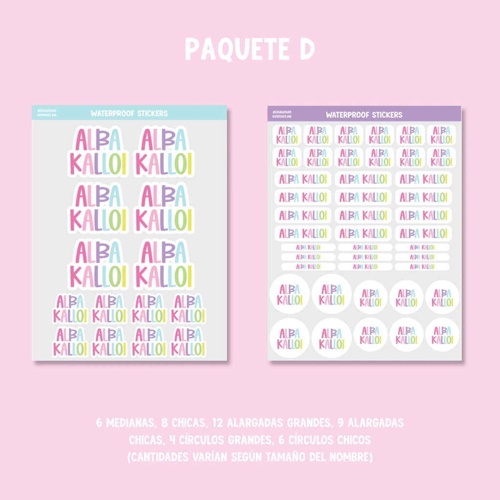 Stickers Silueta: Color 07