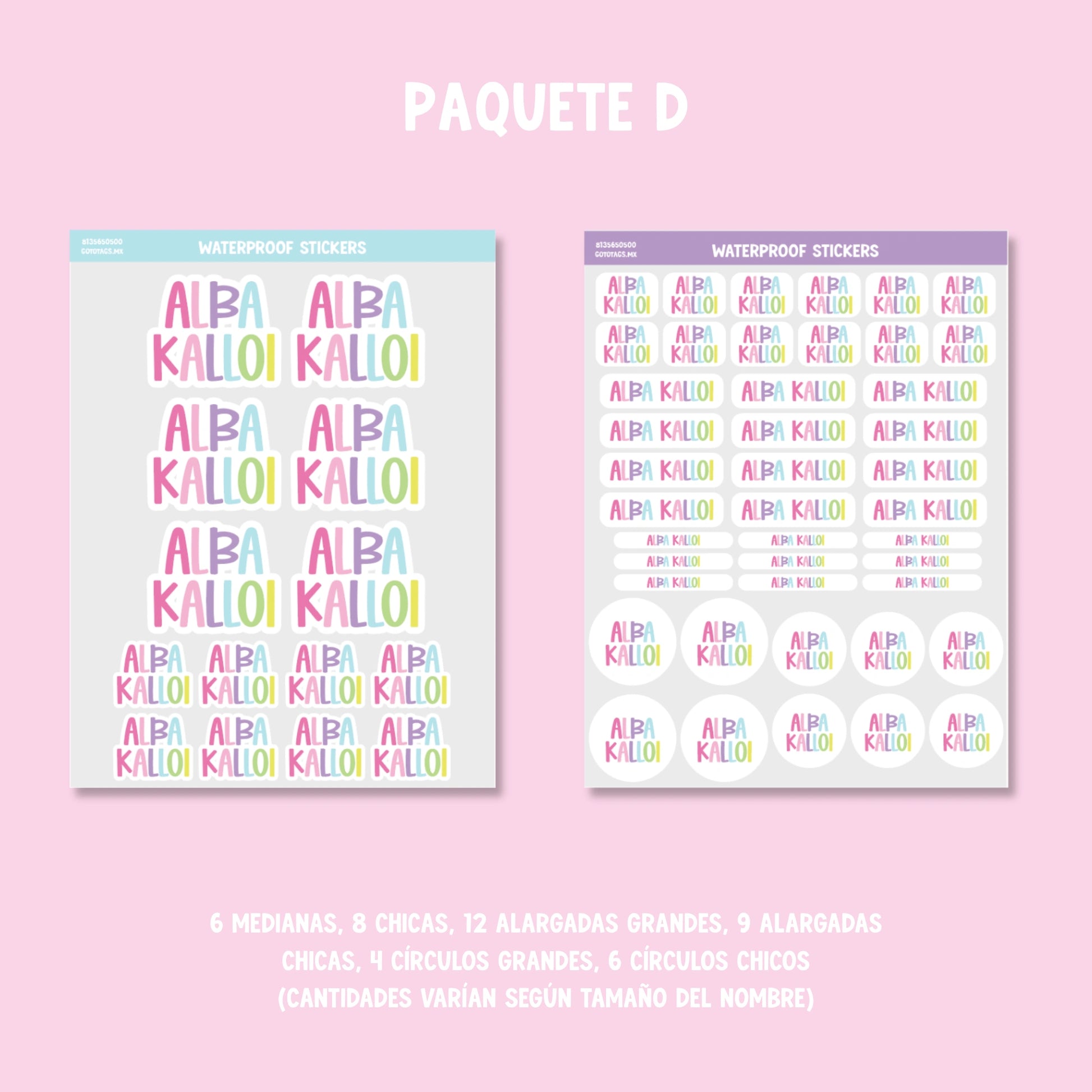 Stickers Silueta: Color 07