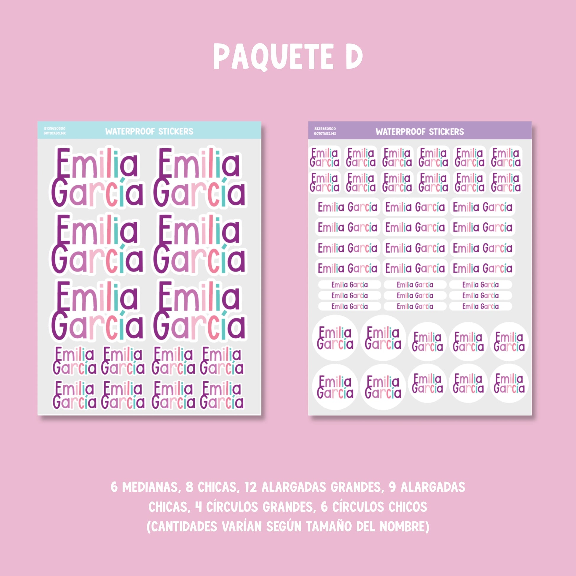 Stickers Silueta: Color 08